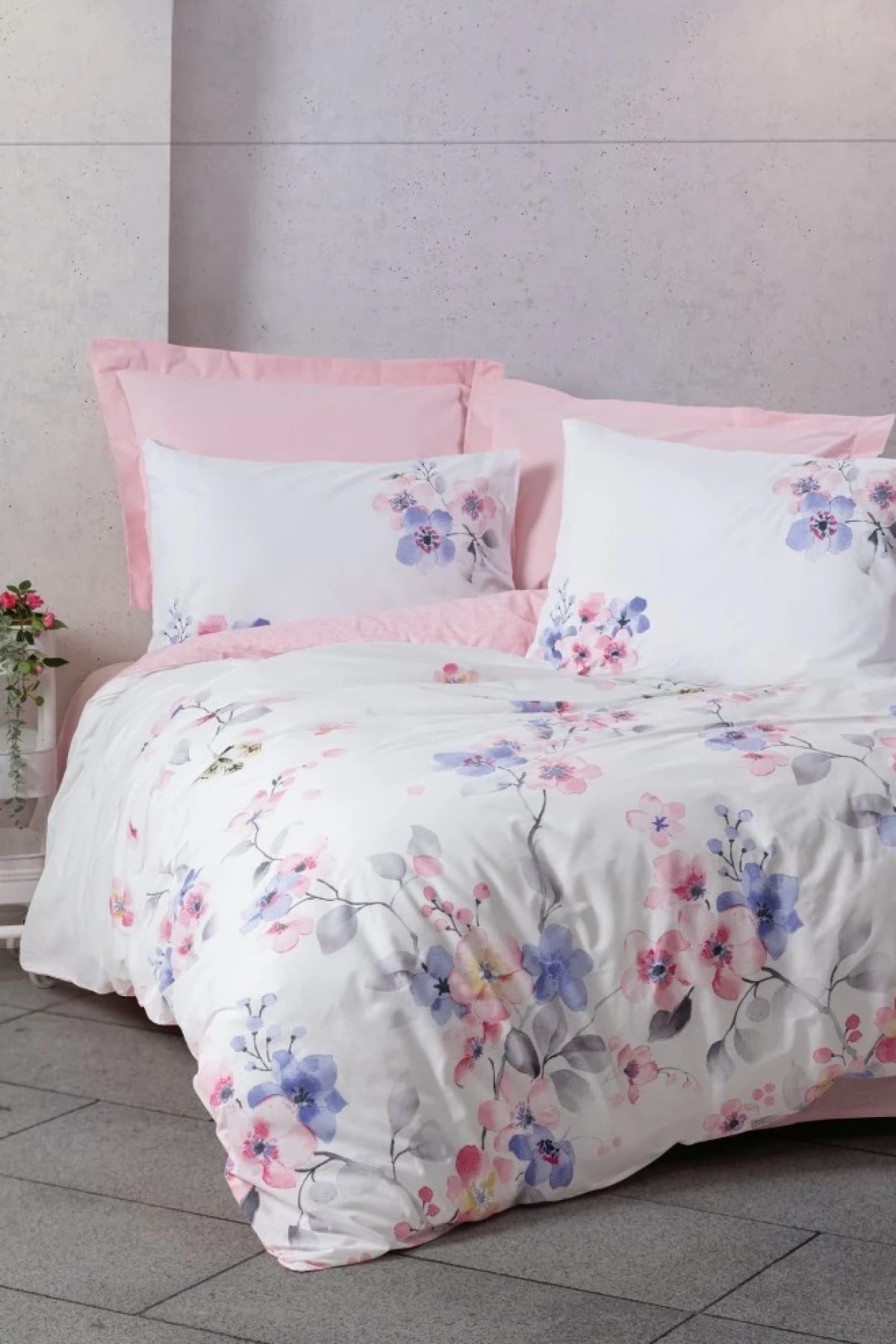 Cotton Box Nevresim Takımı Tek Kişilik Jayda Pembe