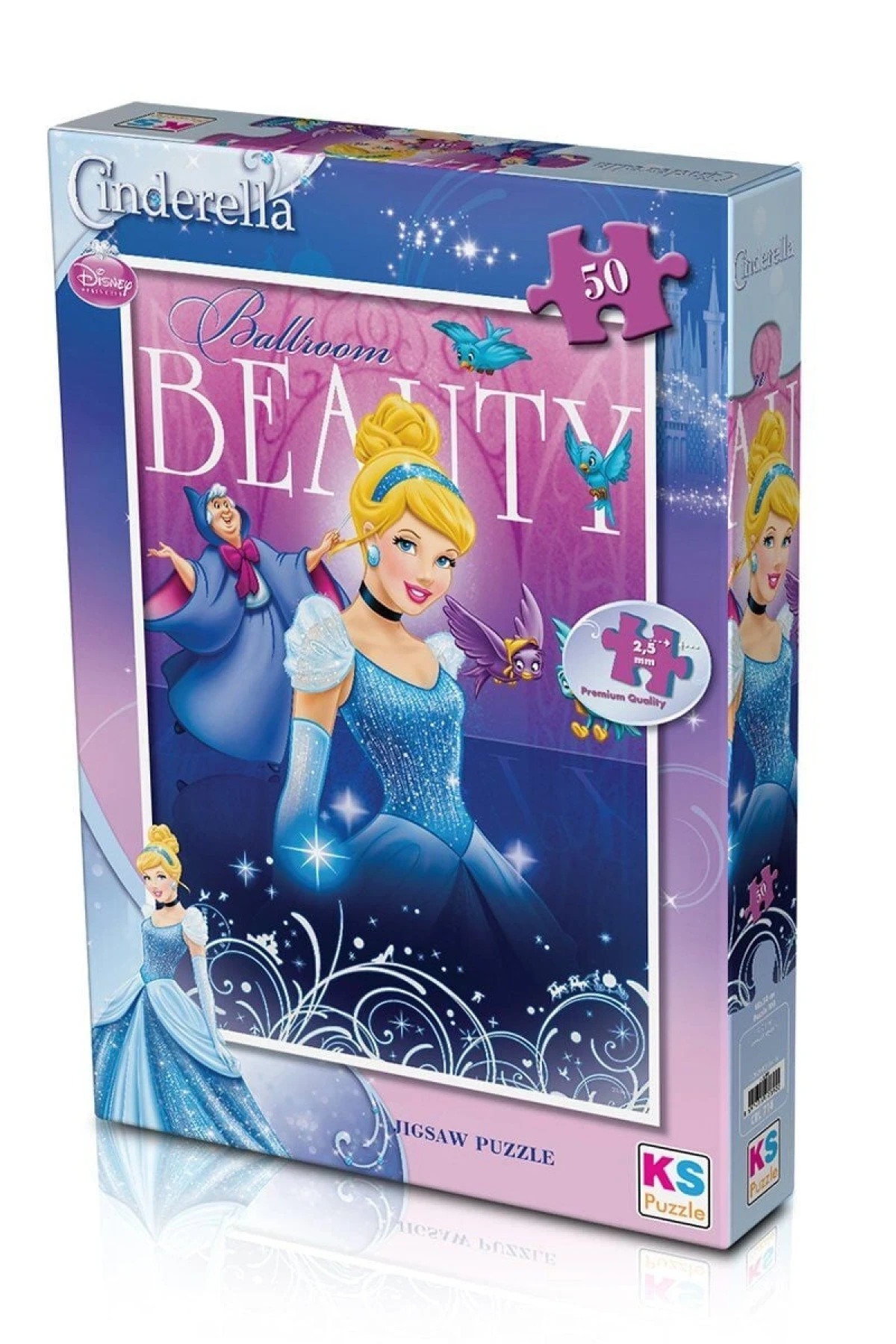 CRL709 KS, Cinderella  50 Parça Çocuk Puzzle