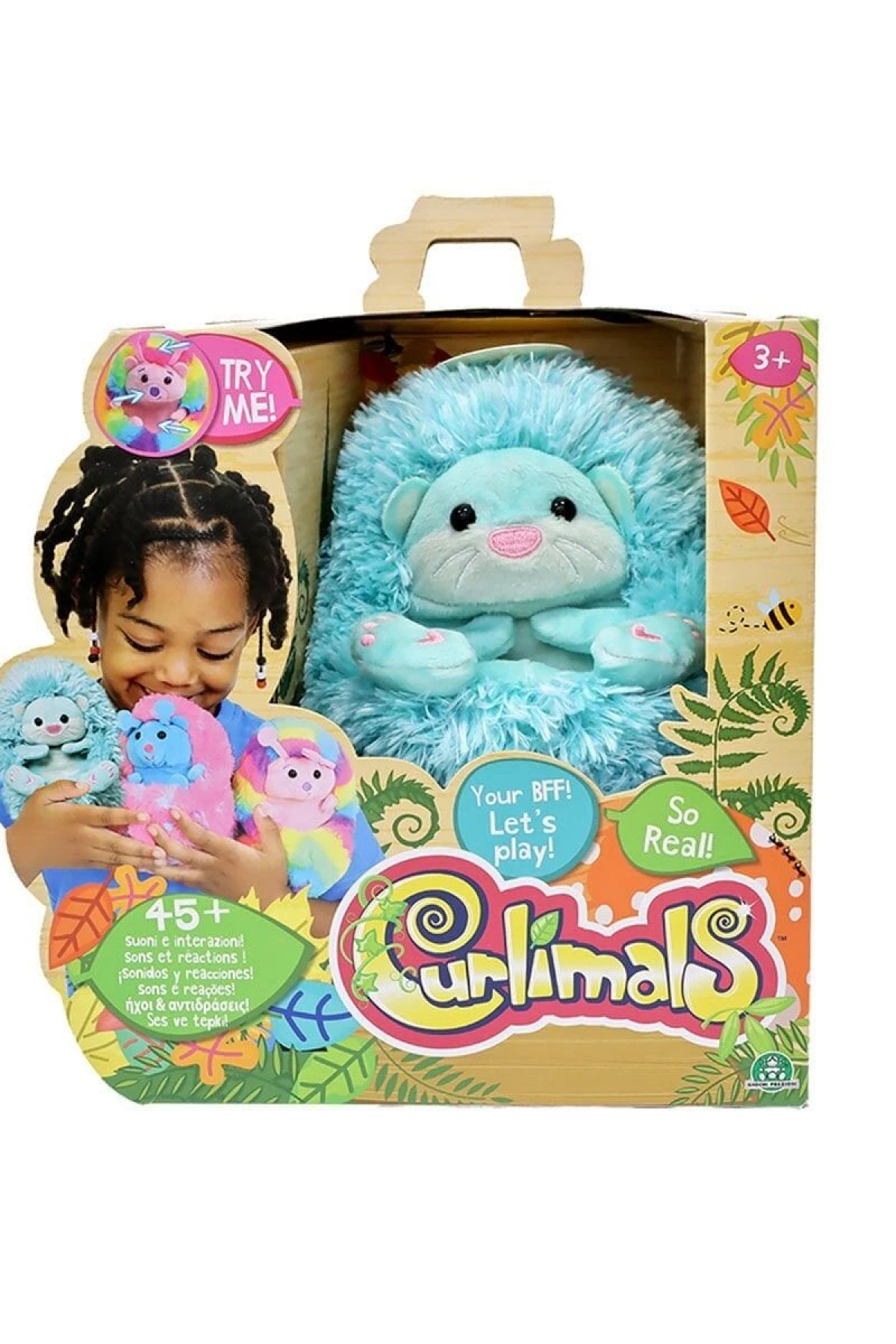 CUR00C02 Curlimals Gıdıklanan Samur Lottie - 3733
