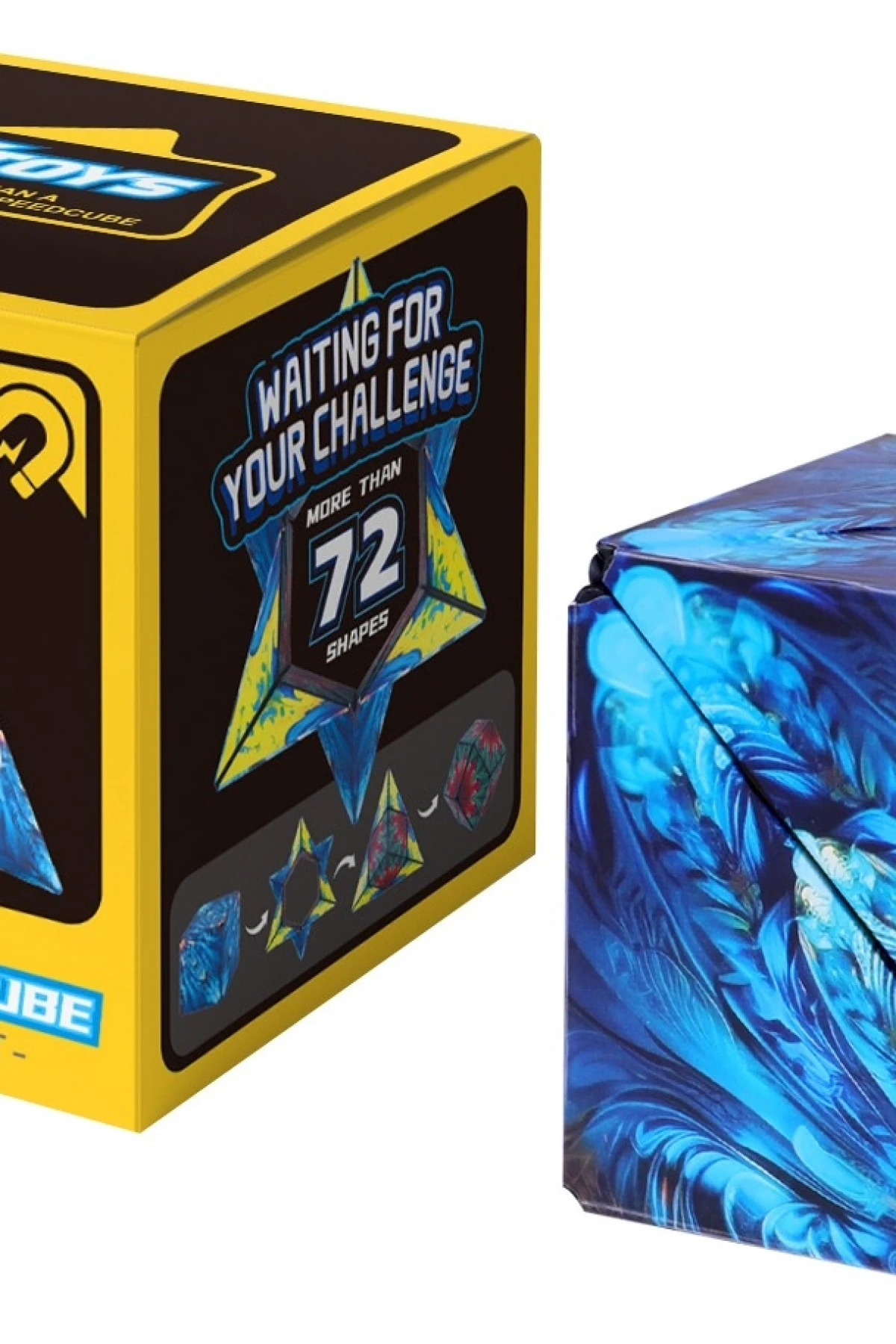 EQY10020 QY 3D MAGNETİC SHAPE SHİFTİNG CUBE PEACOCK