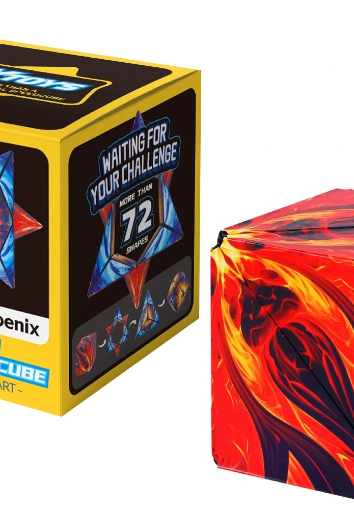 EQY10021 QY 3D MAGNETİC SHAPE SHİFTİNG CUBE PHOENİX