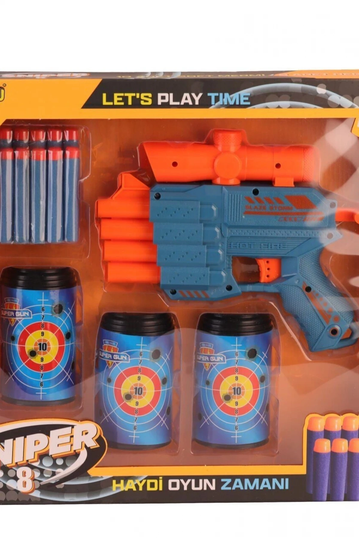 FAB 5707 KUTULU 3 HEDEFLİ SNİPER 8 DART ATICI