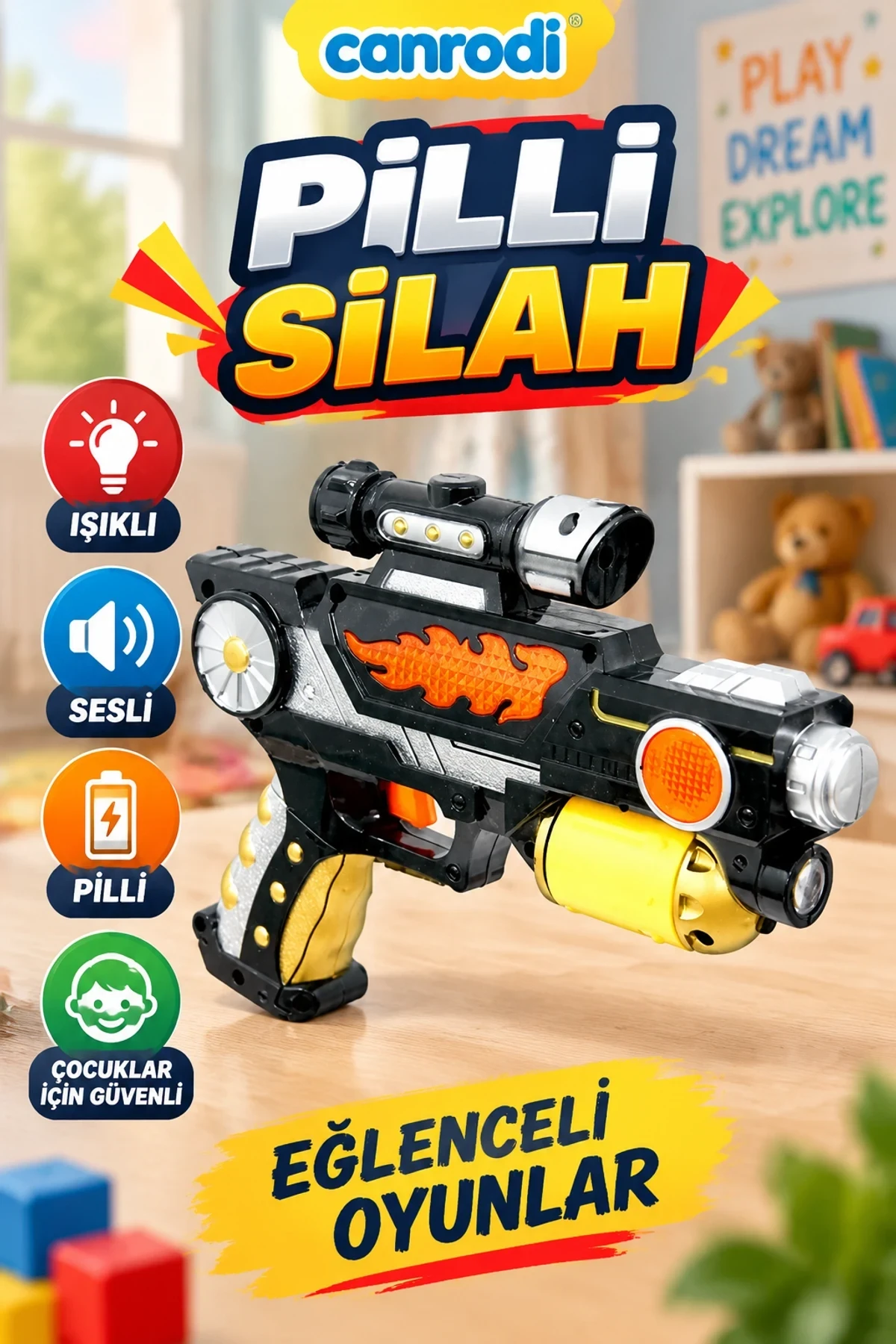 FAB 632KT KUTULU PİLLİ SİLAH