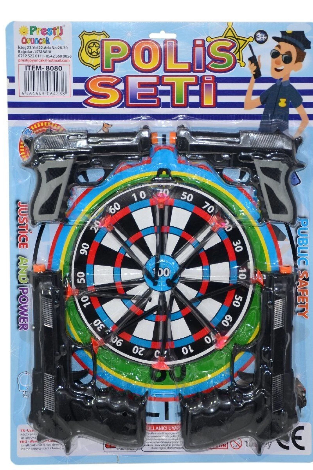 FAB 8080 KARTELALI 4 TABANCALI POLİS SETİ