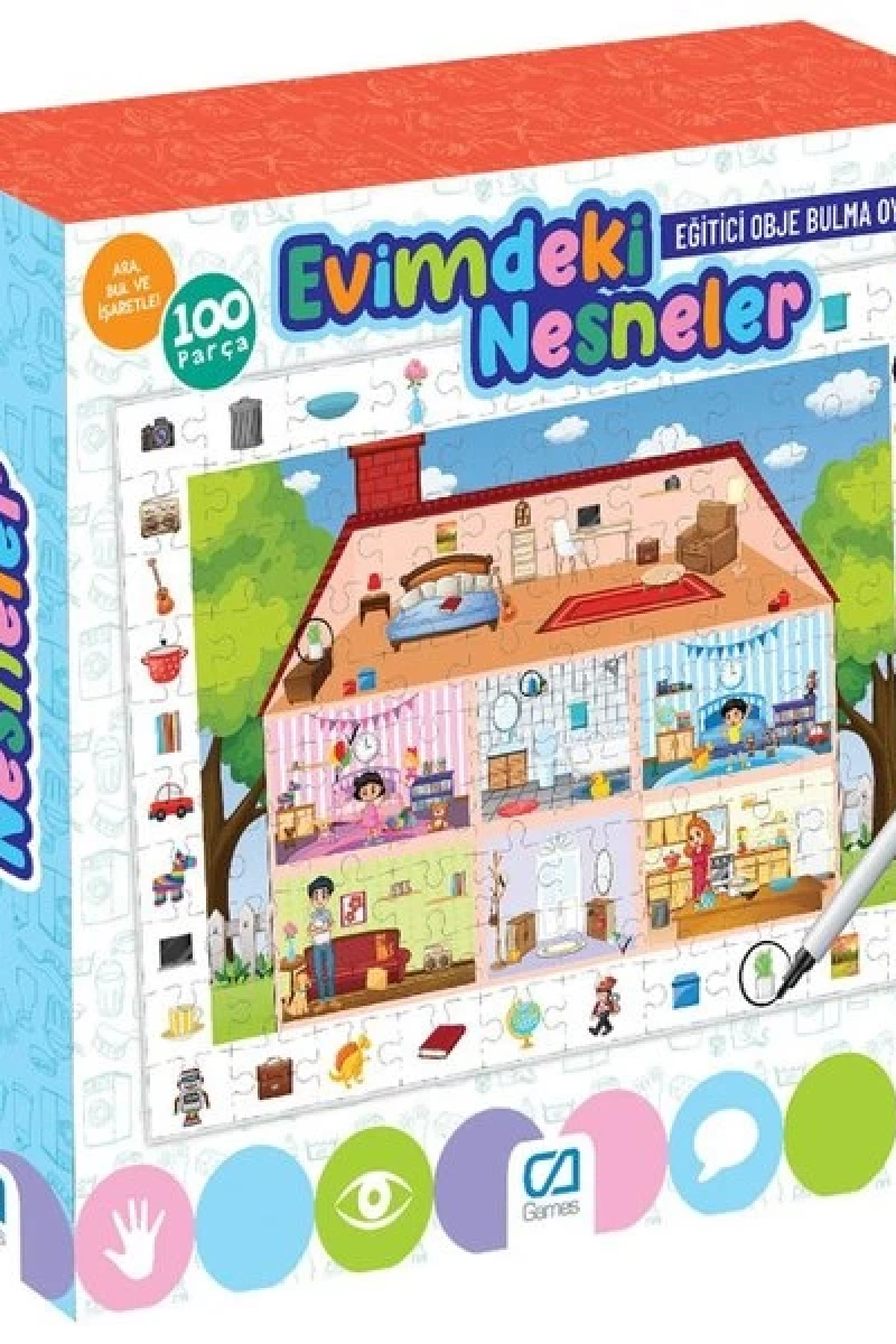 Games Evimdeki Nesneler 100 Parça 5150