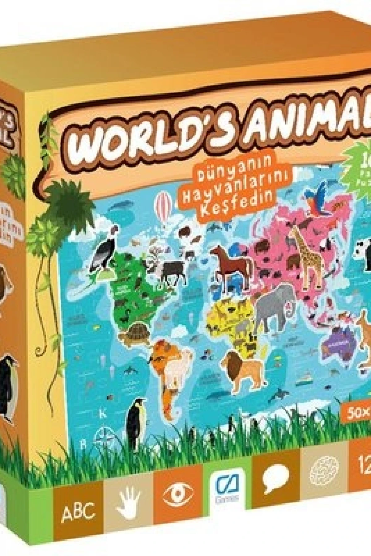 Games Worlds Animal 100 Parça Puzzle 5152