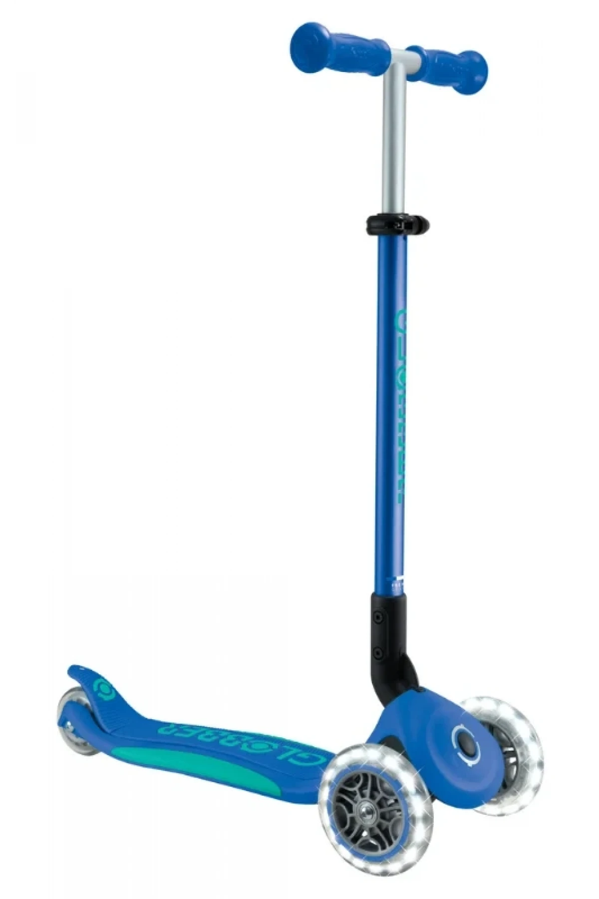 Globber Elite Deluxe Işıklı Scooter Lacivert