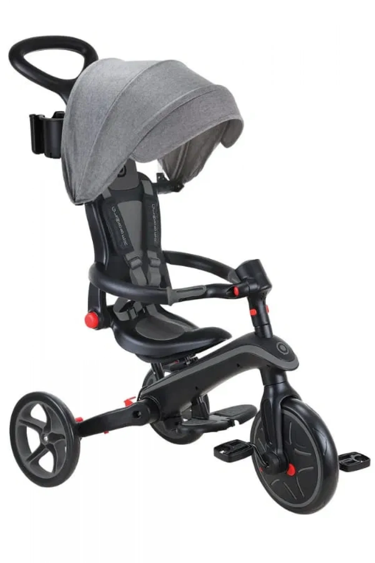 Globber Explorer 4in1 Katlanabilir Bisiklet Siyah Gri