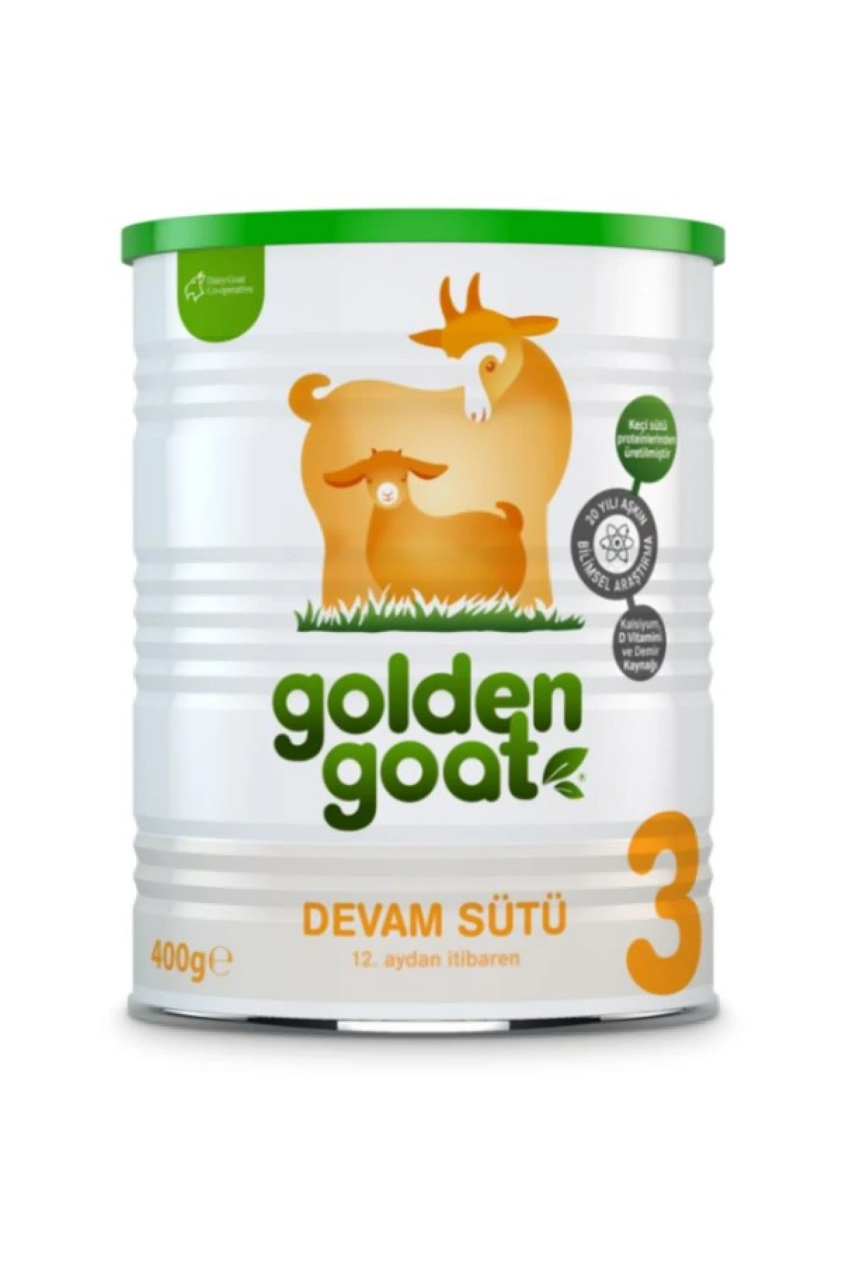 Golden Goat 3 Keçi Sütlü Devam Sütü 1+ Yaş 400 Gr