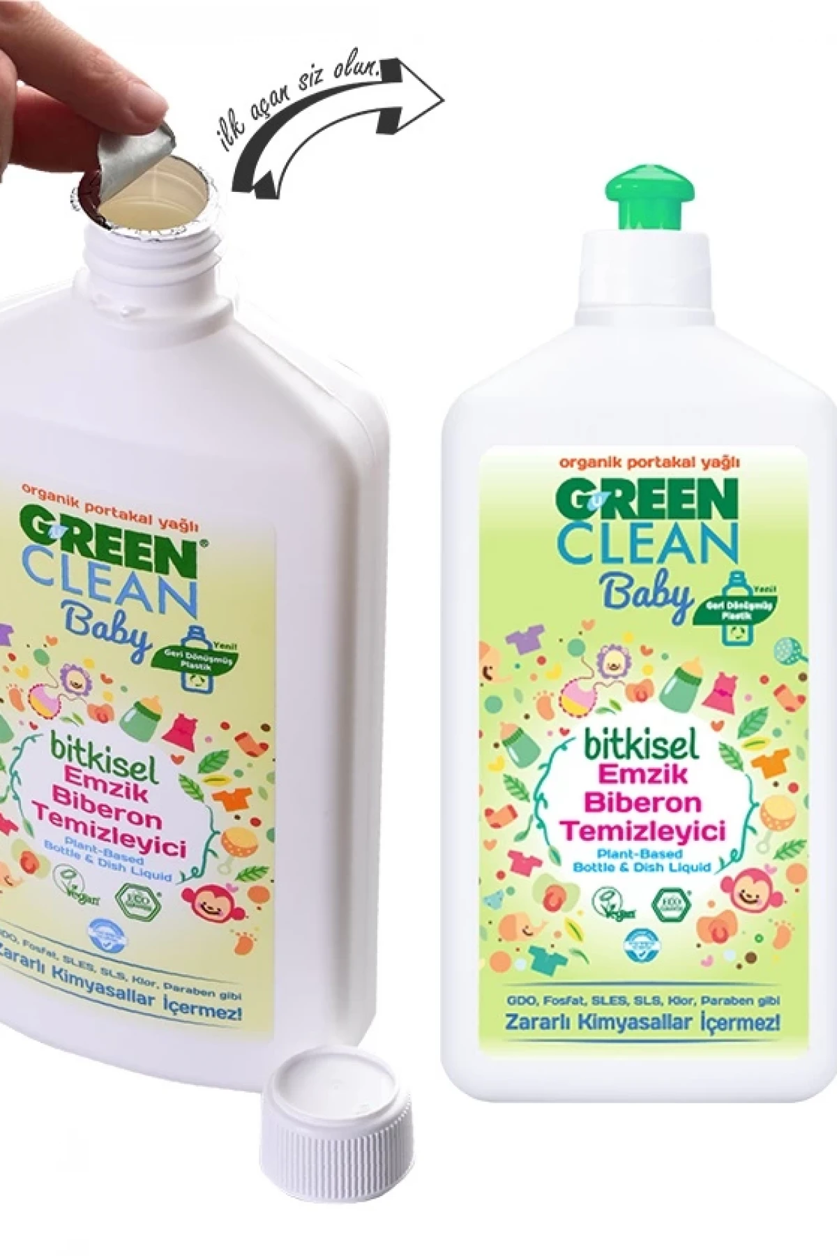 Green Clean Baby Bitkisel Emzik Biberon Temizleyici 500 Ml