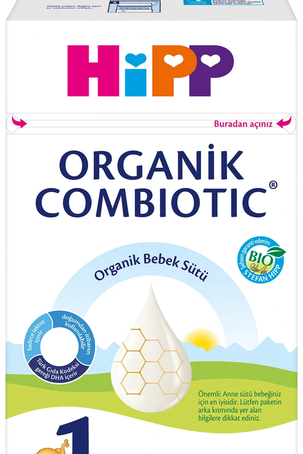 Hipp 1 Organik Combiotic Bebek Sütü 800 Gr