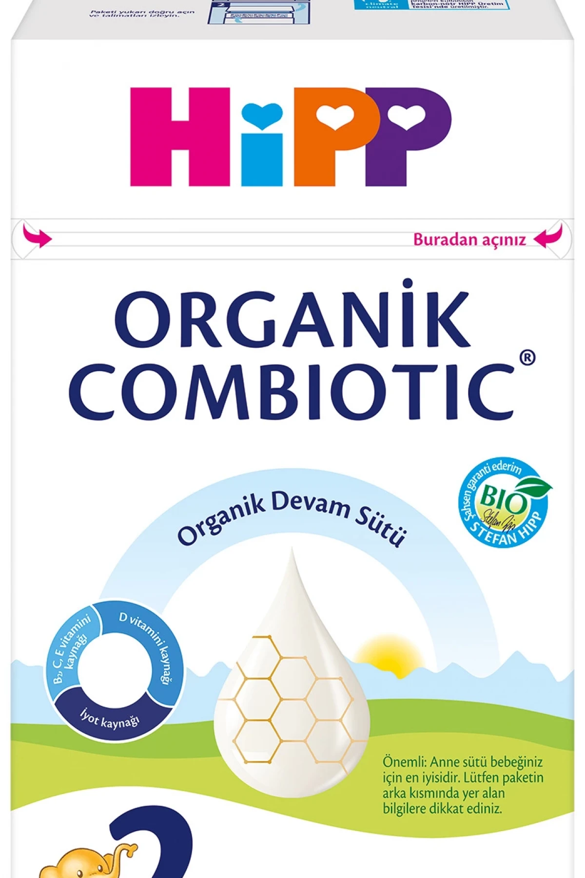 Hipp 2 Organik Combiotic Bebek Sütü 800 Gr