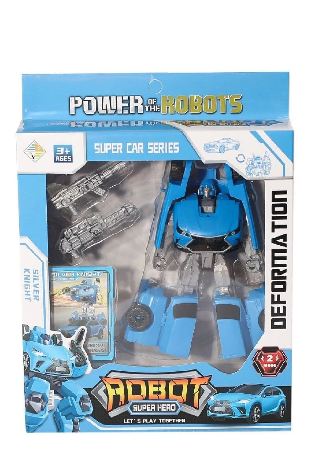 HY-8877 DÖNÜŞEBİLEN TRANSFORMERS KARTLI ARABA