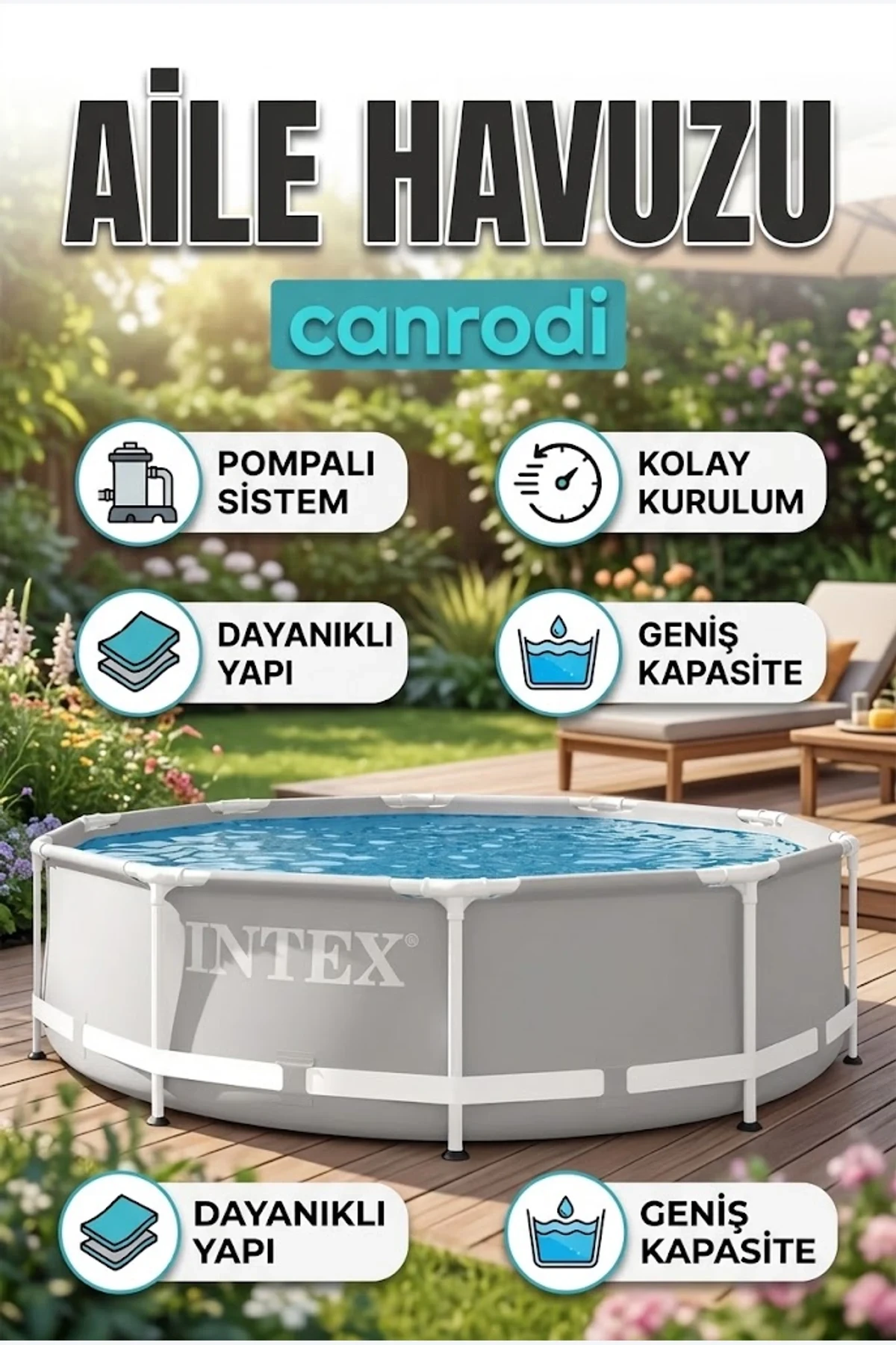 IH26700 PRISMA PREFABRİK AİLE HAVUZU