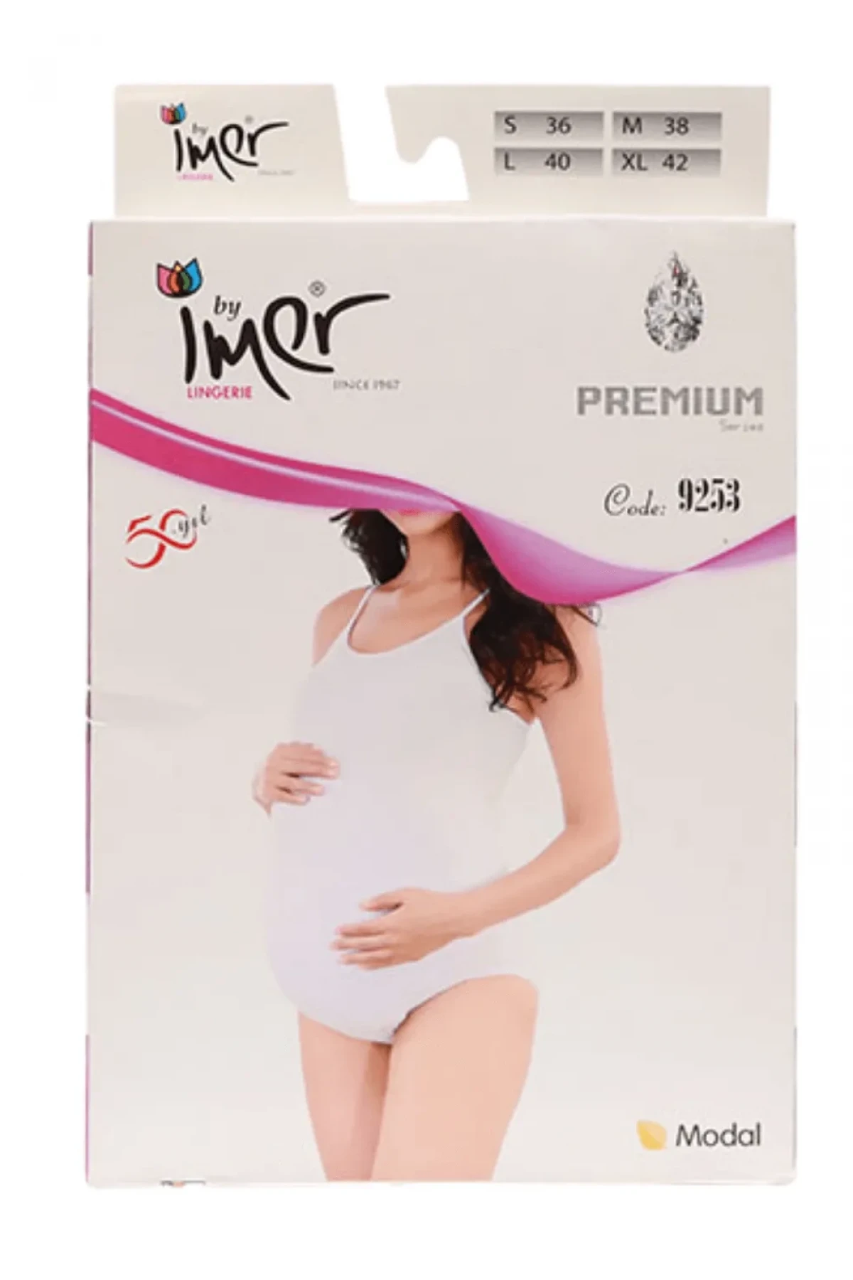 İmer Hamile Çıt Çıt Body 9253 White
