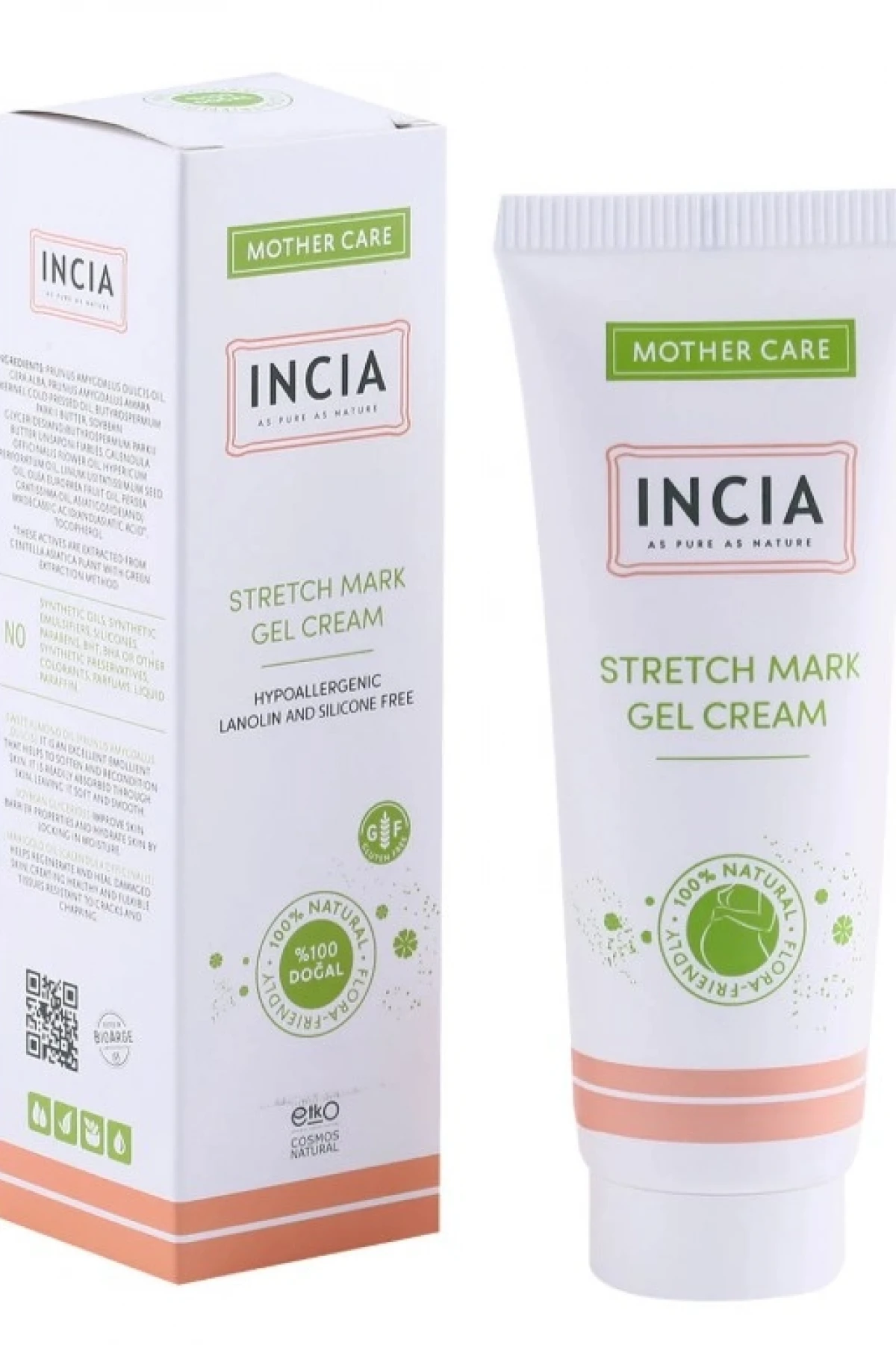 İncia Doğal Karın Çatlak Jel Krem 75 Ml