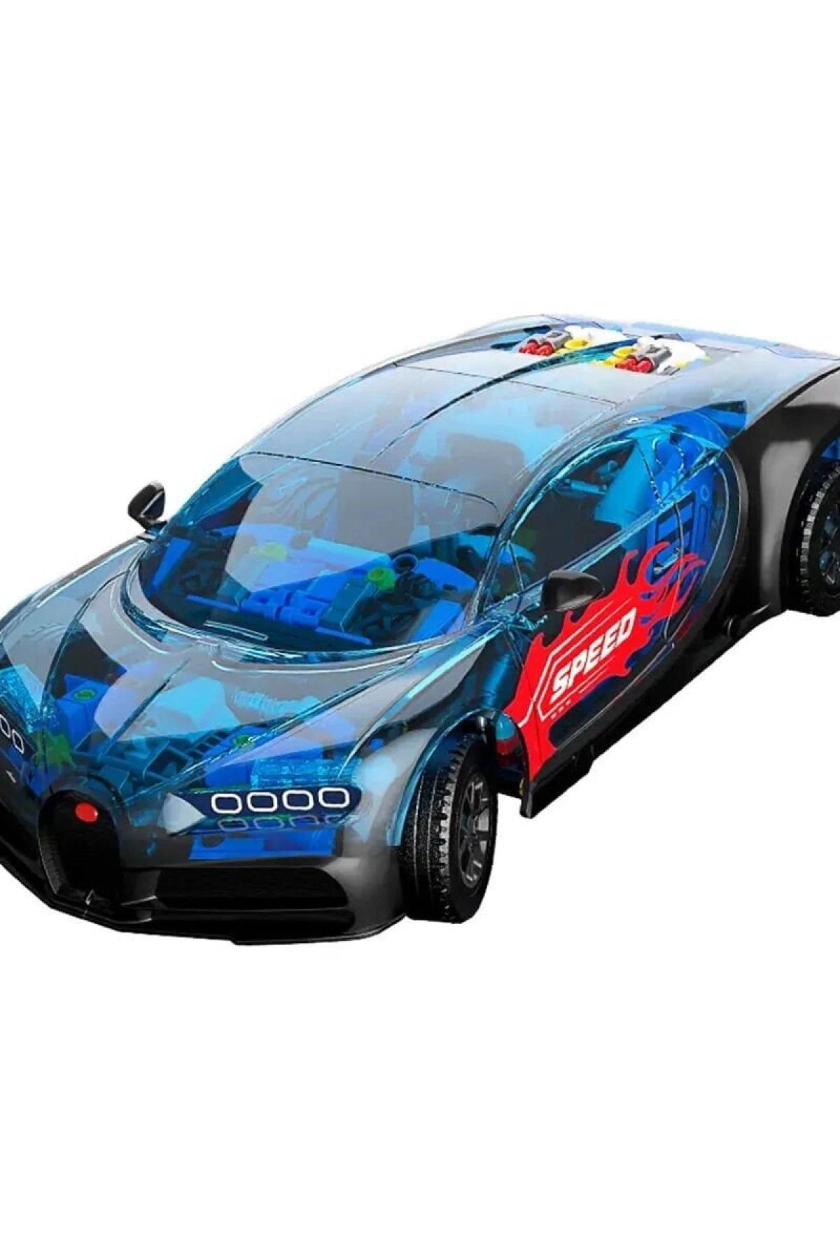 JK8808 JAKİ MEKANİK BUGATTİ MODEL ARABA 798 PARÇA BLOCK OYUNCAK