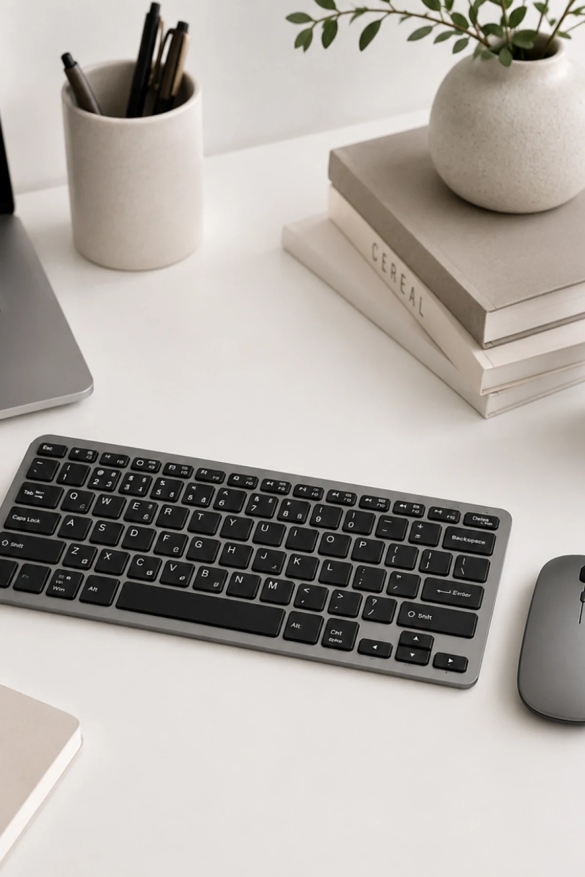 Kablosuz Bluetooth 5.0 Klavye Mouse Seti Şarjlı 2.4G Tablet Laptop PC Uyumlu