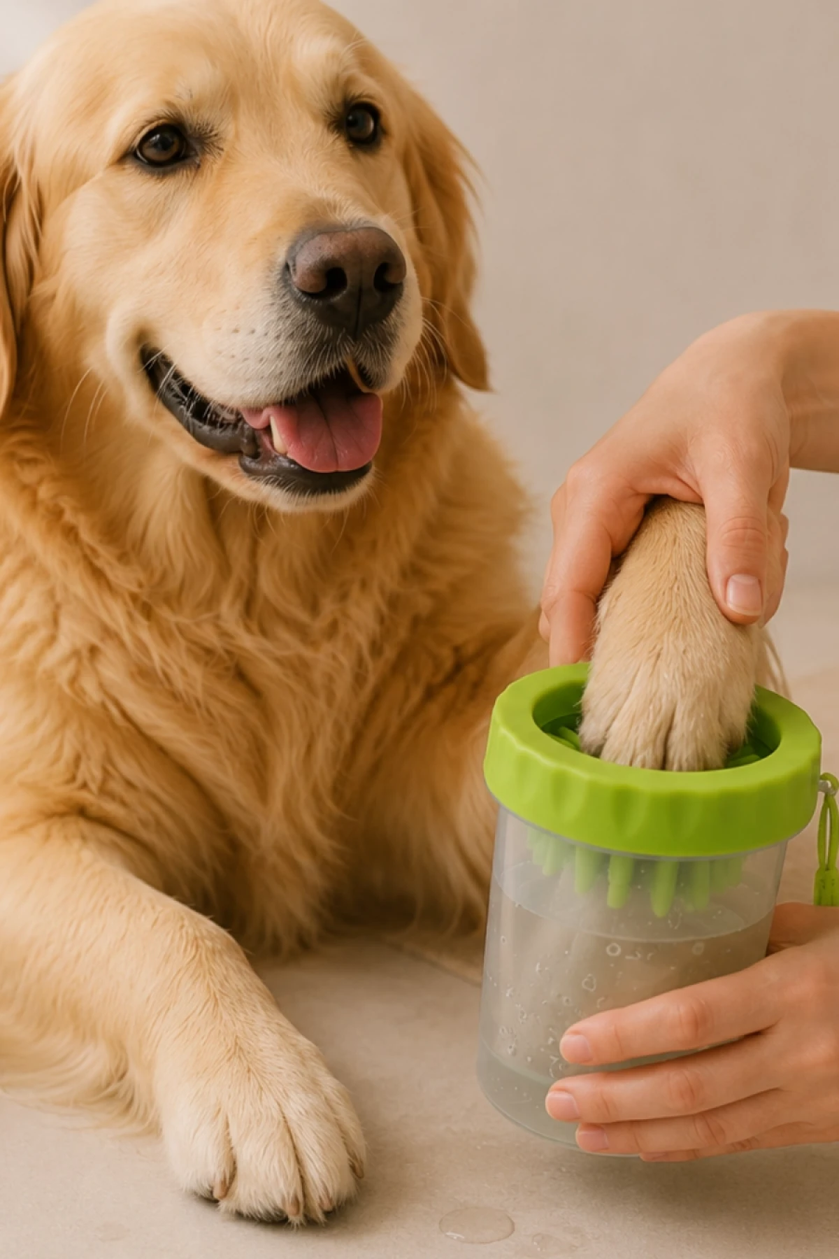Silikon Kıllı Köpek Pati Temizleme Kupası – Taşınabilir Ayak Yıkama Aparatı