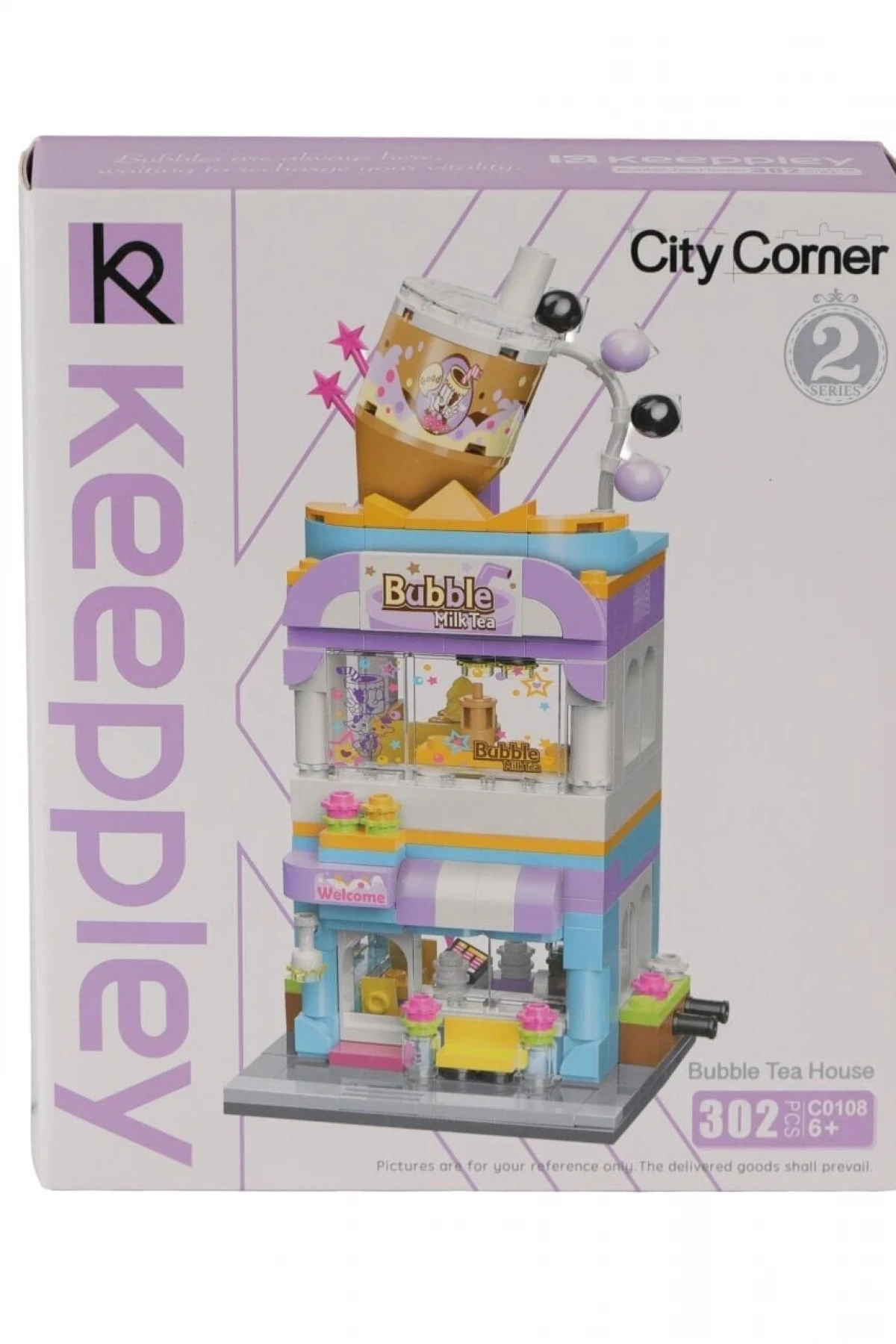 KP0108 KEEPPLEY BUBBLE TEA KAFE 302 PARÇA BLOCK OYUNCAK