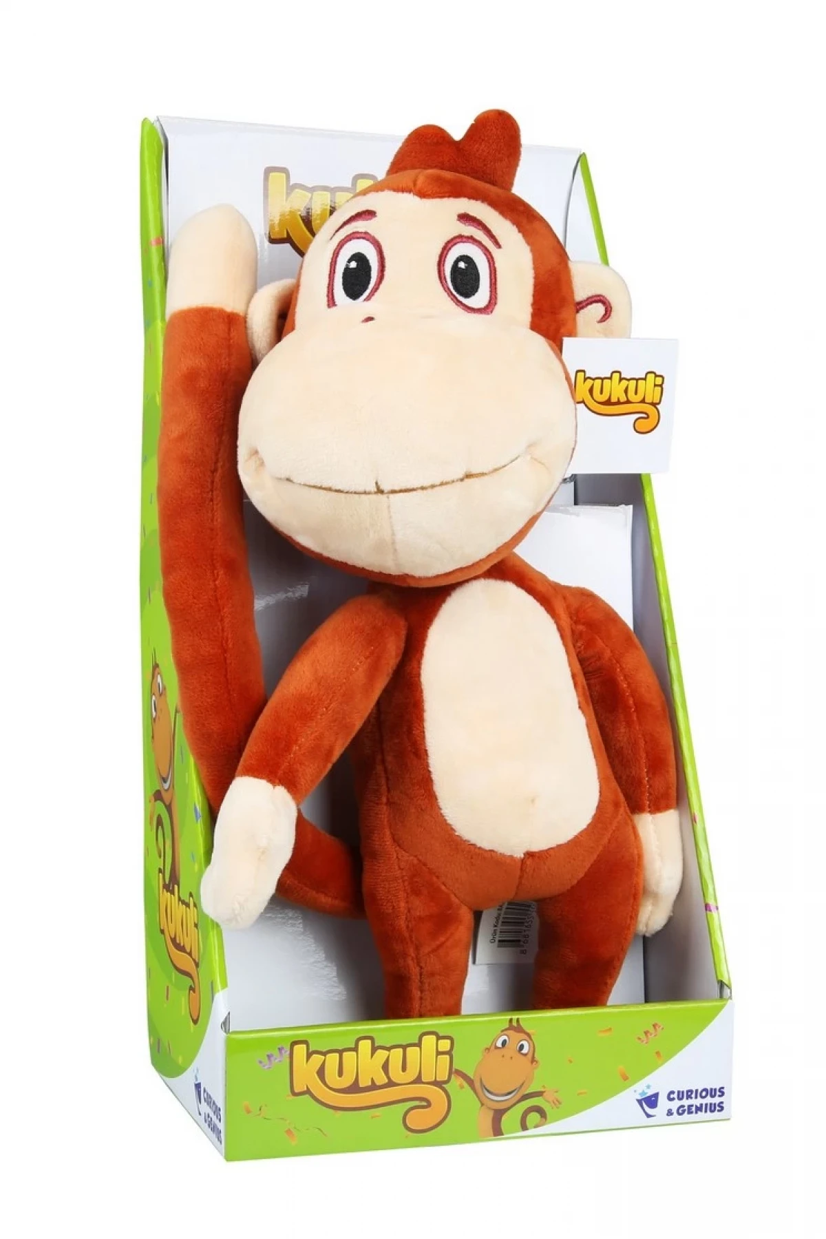 Kukuli Müzikli Peluş Oyuncak Maymun 55072