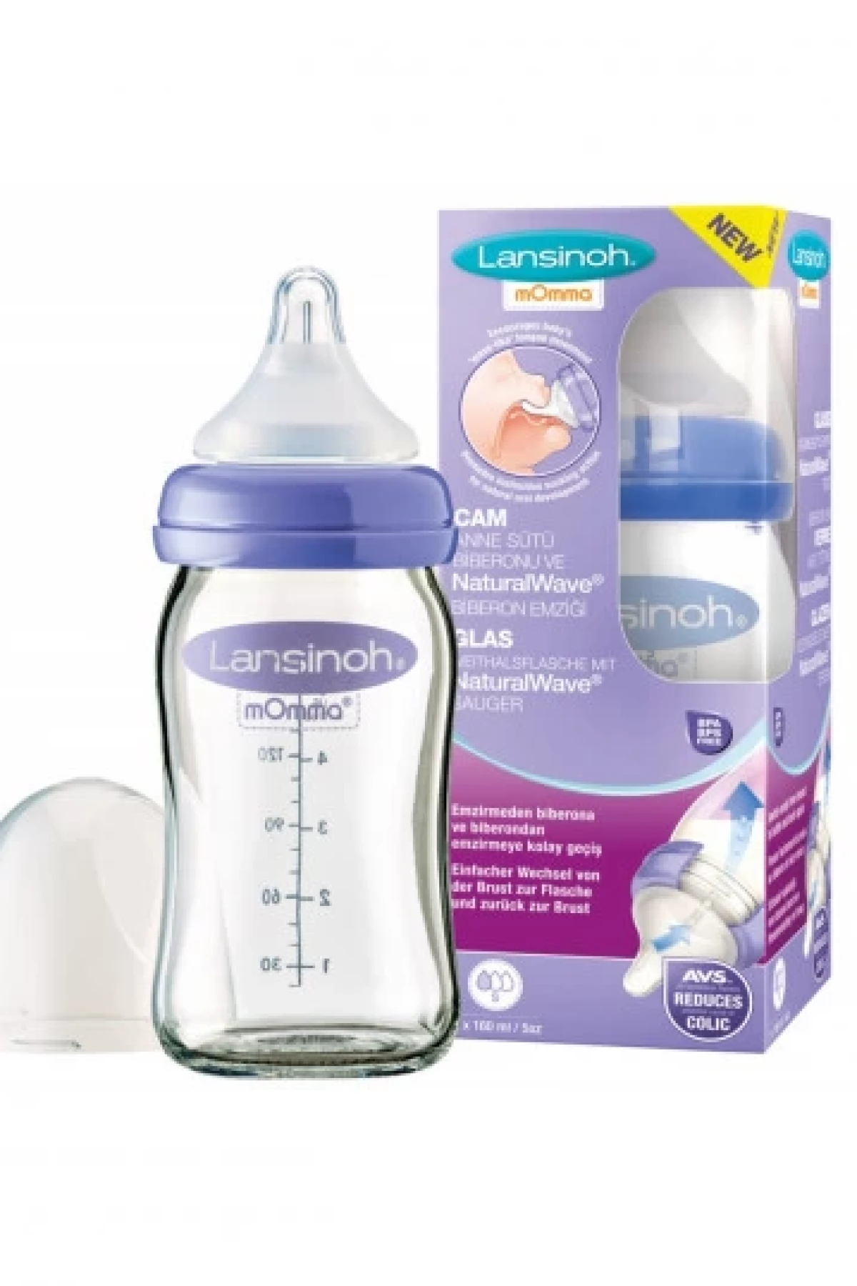 Lansinoh Cam Biberon 160 Ml