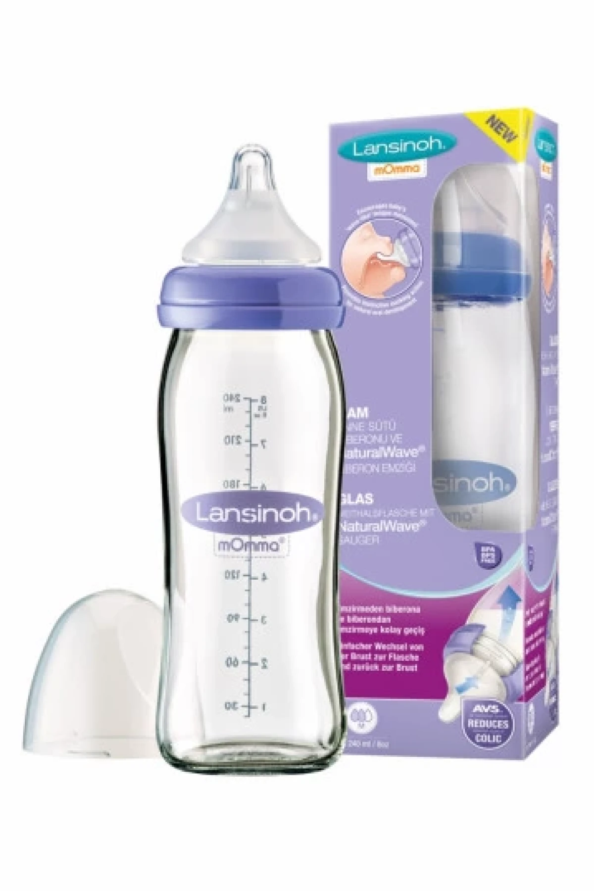 Lansinoh Cam Biberon 240 Ml