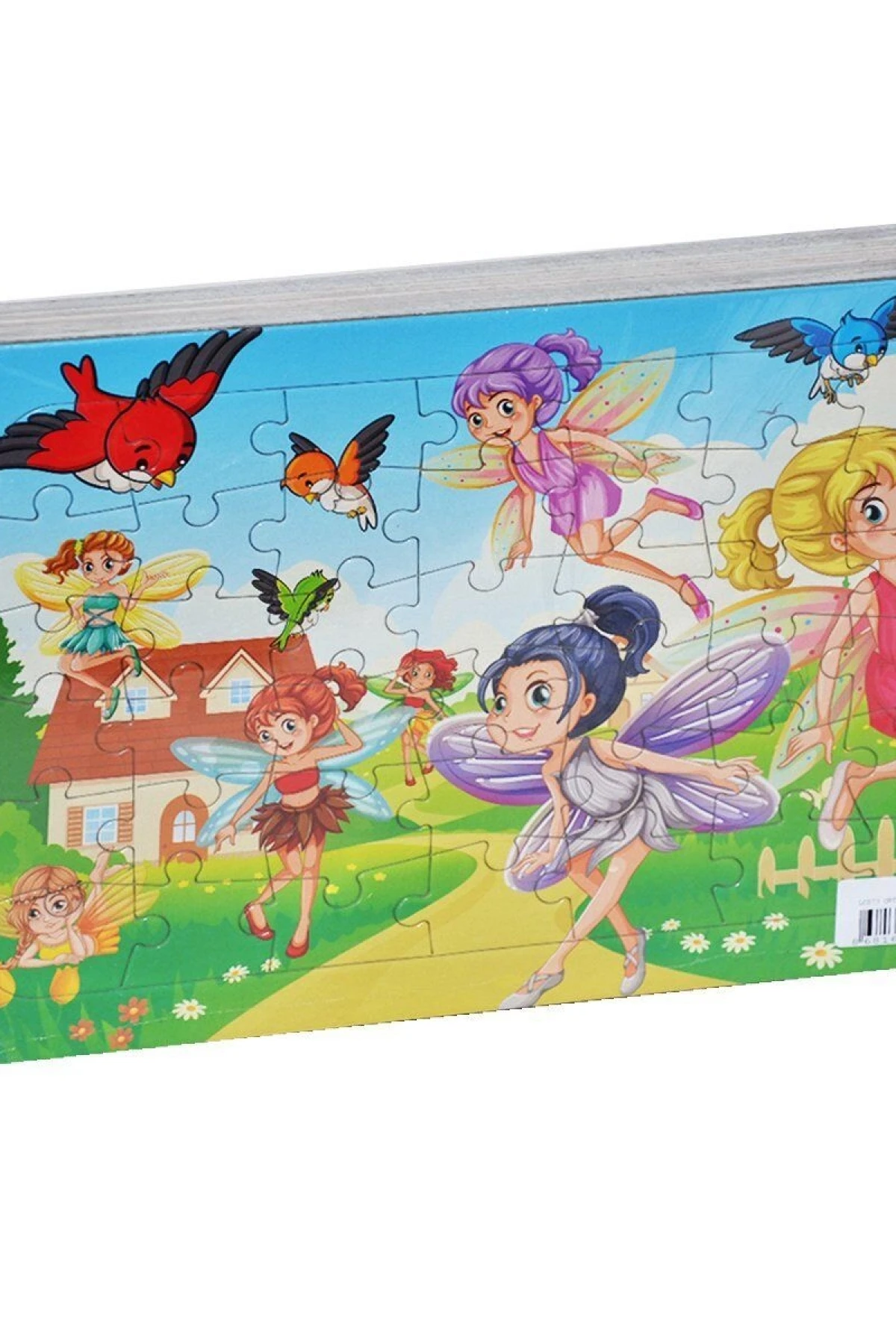LC073 Laço, Orta Boy Frame Boyamalı Puzzle 9 Model