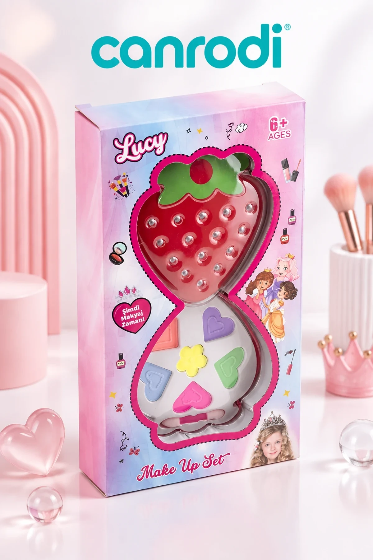 LMN218 BŞR145 ÇİŞEL KUTULU TEKLİ MAKYAJ SETİ