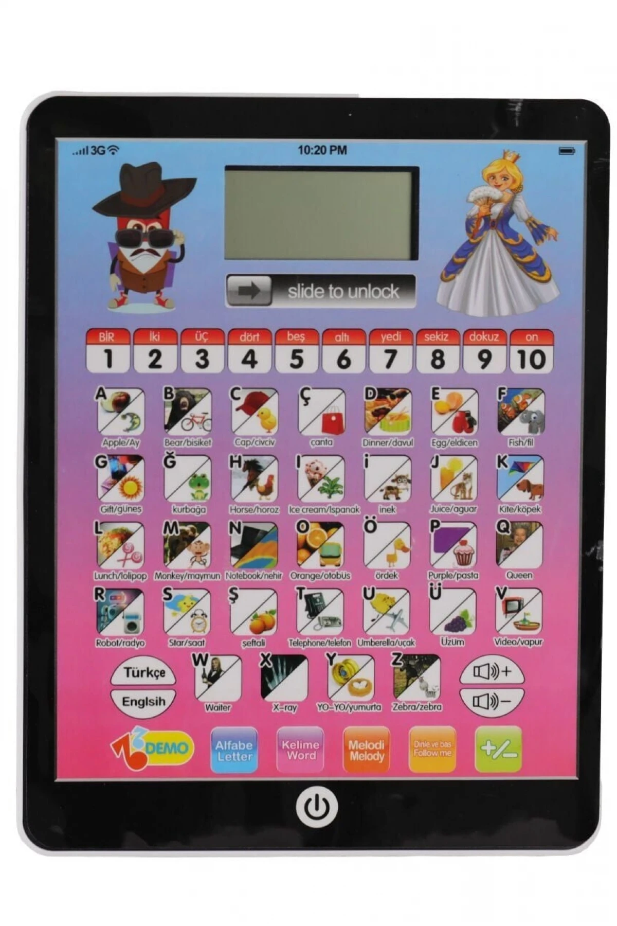 LMN220 EĞİTİM TABLETİ 100 FONKSİYON
