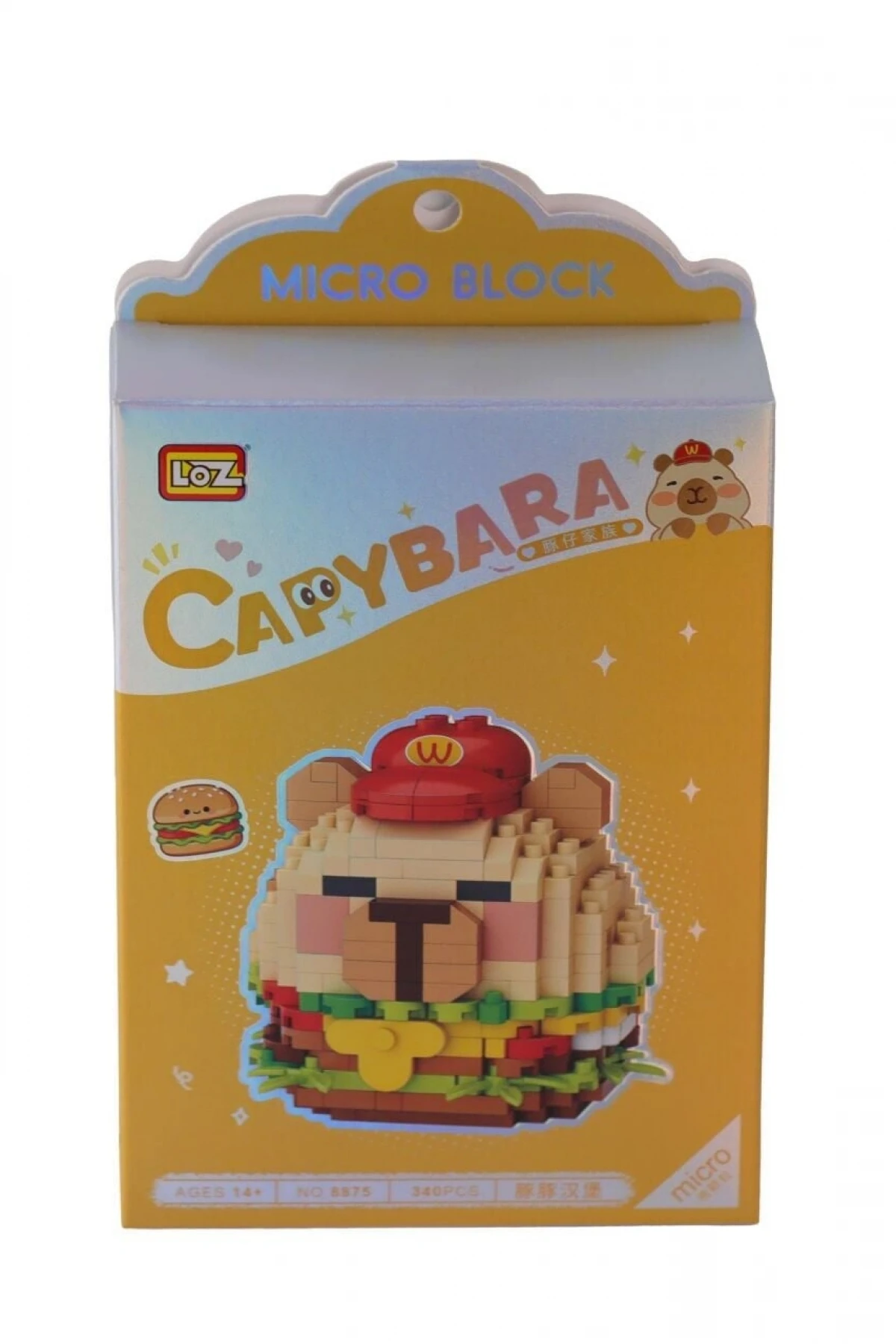 LZ-8875 LOZ HAMBURGER MODEL 340 PARÇA BLOCK OYUNCAK