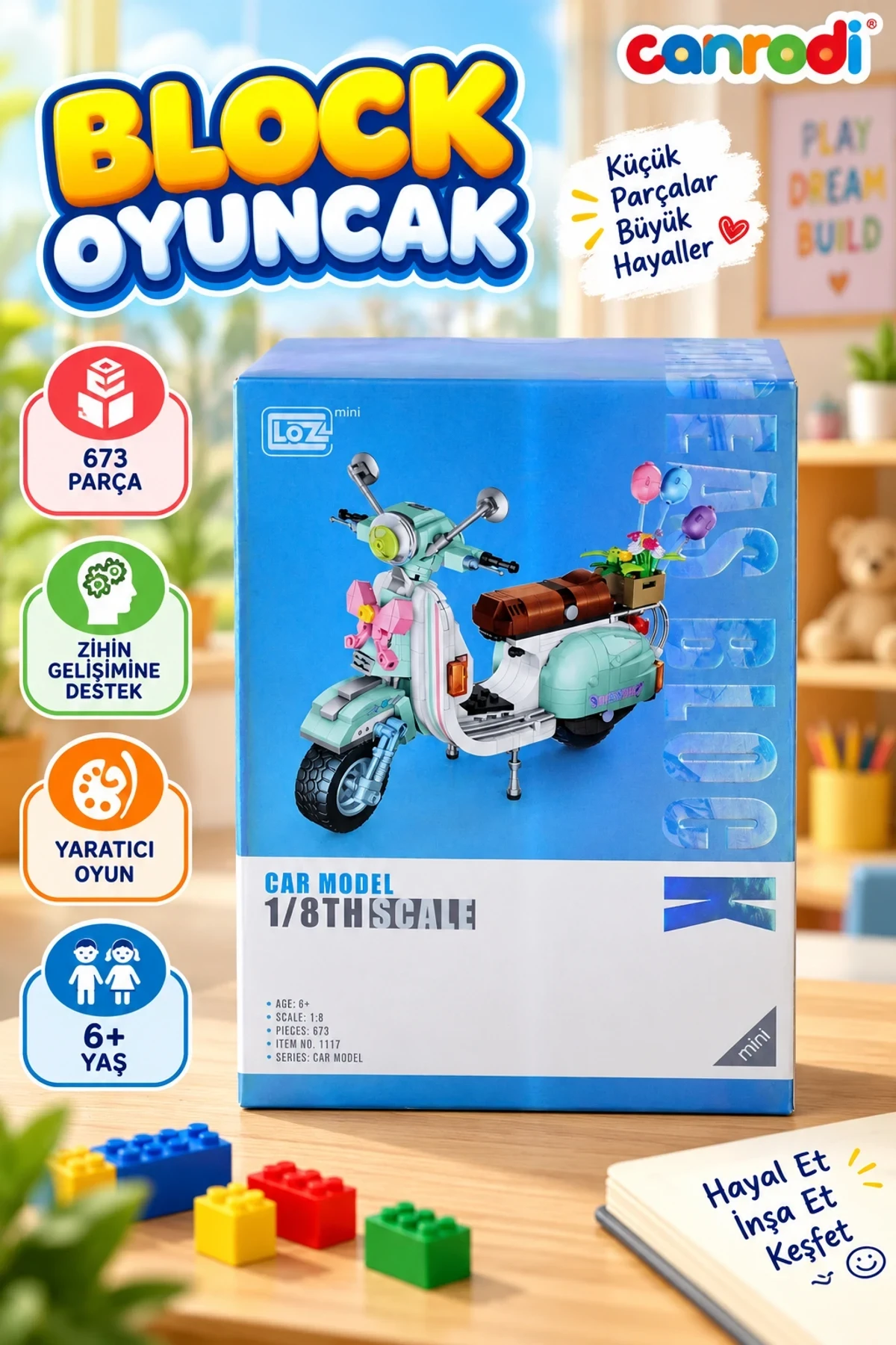 LZ1117 LOZ BLOCK OYUNCAK
