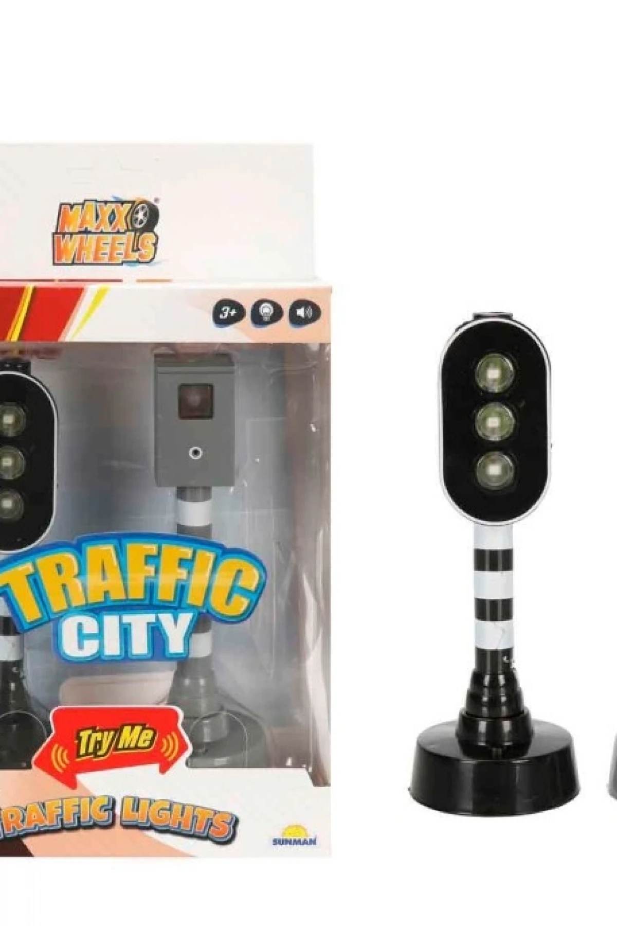 Maxx Wheels Sesli Ve Işıklı Trafik Işık Seti 02551