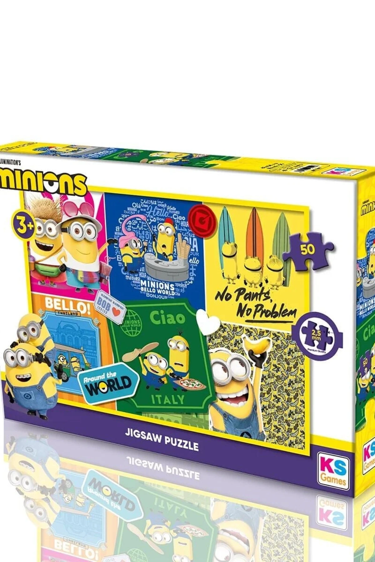MO 709 MINIONS 50 PARÇA LİSANSLI PUZZLE
