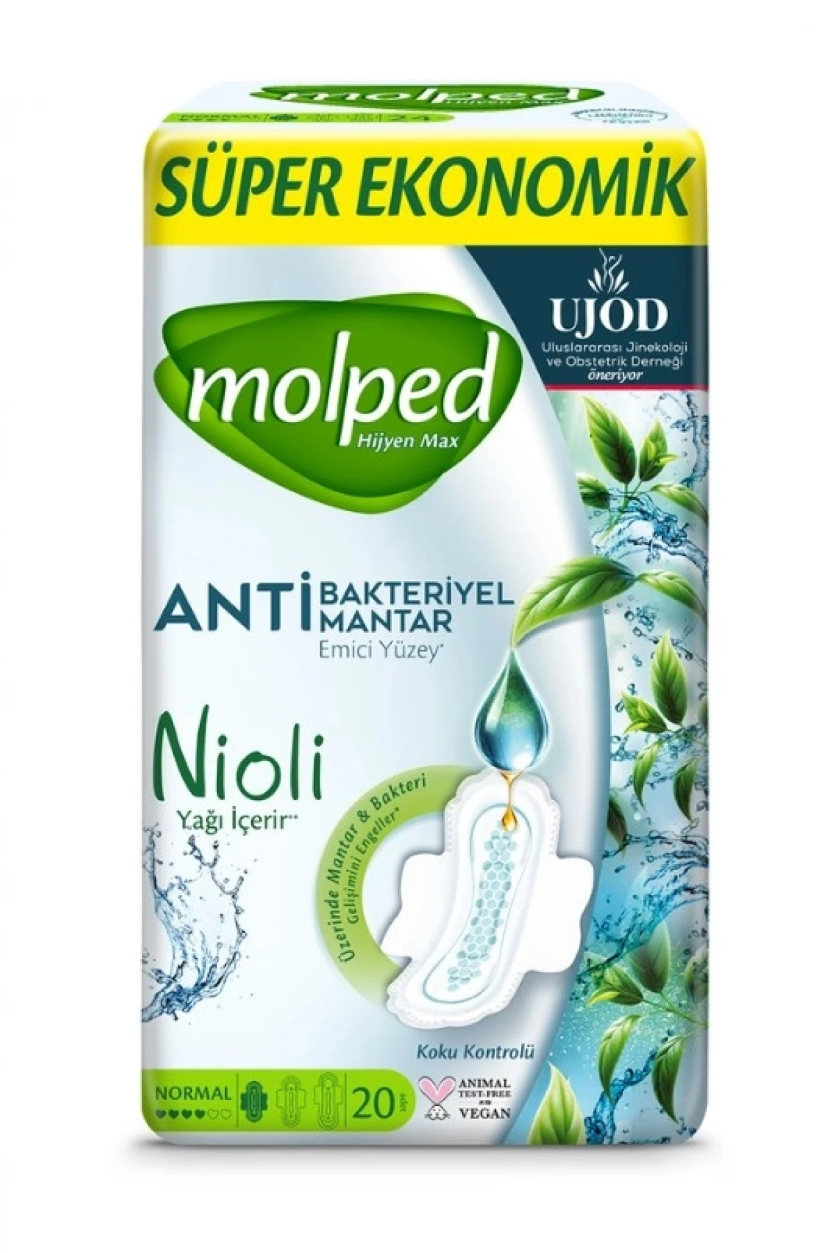 Molped Hijyen Max Süper Eko Normal Ped 20li