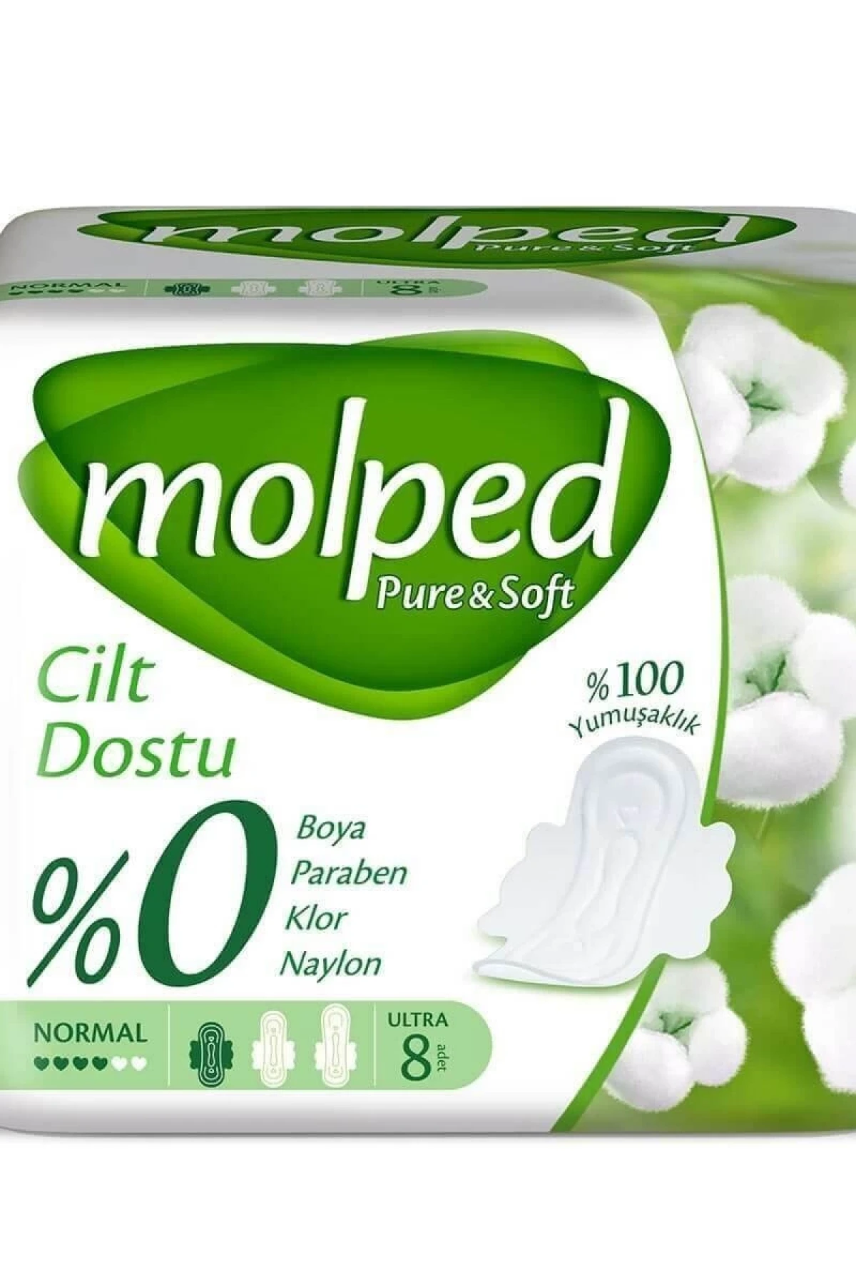 Molped Pure & Soft Normal Ped 8 Adet