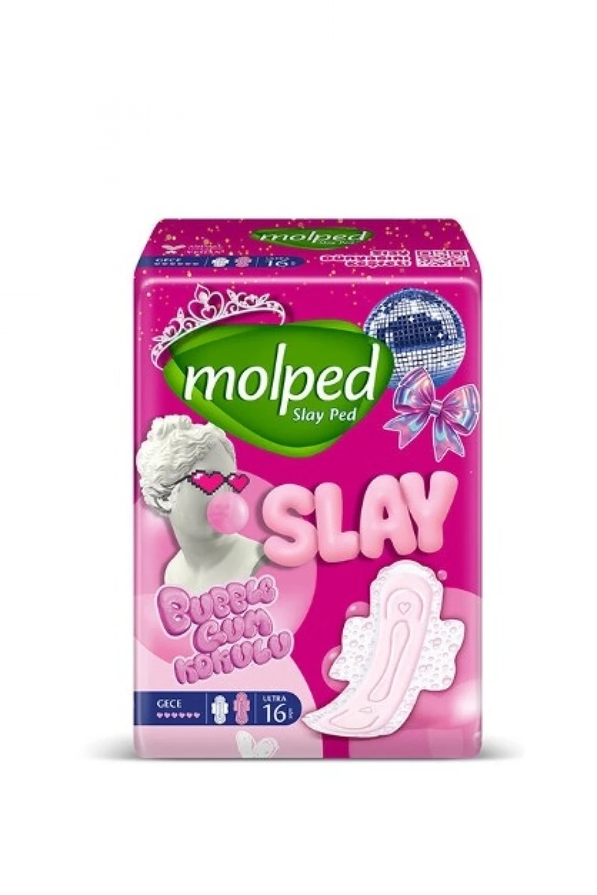 Molped Slay Süper Eko Gece Ped 16 Adet