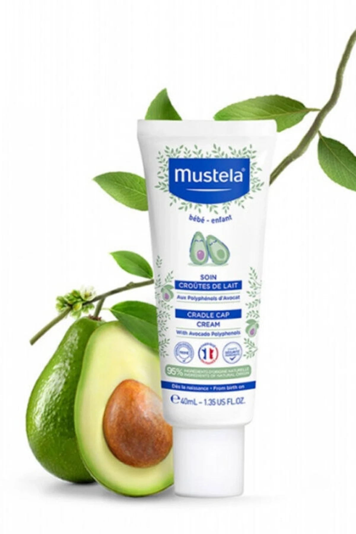 Mustela Cradle Cap Saç Pullanmalarına Karşı Bakım Kremi 40 Ml