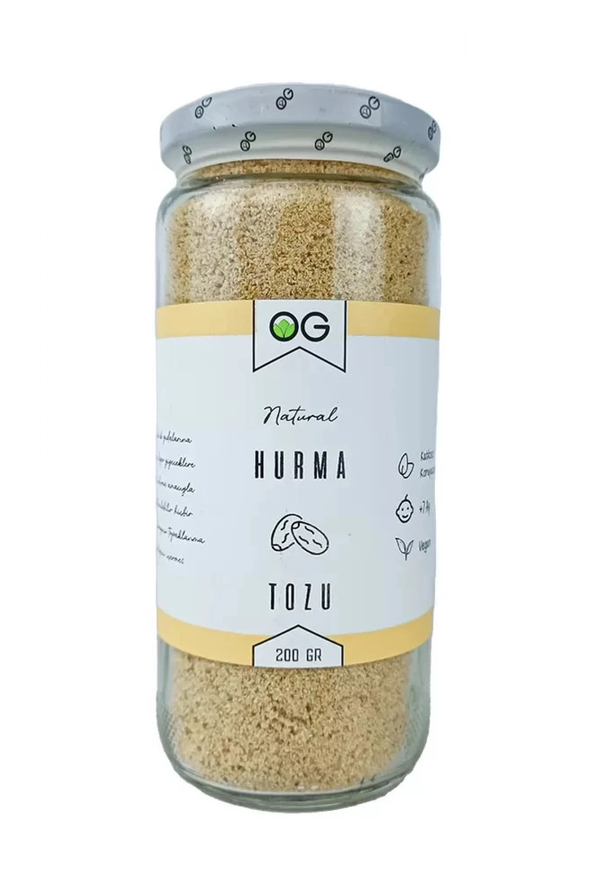 Og Natural Hurma Tozu 200 Gr