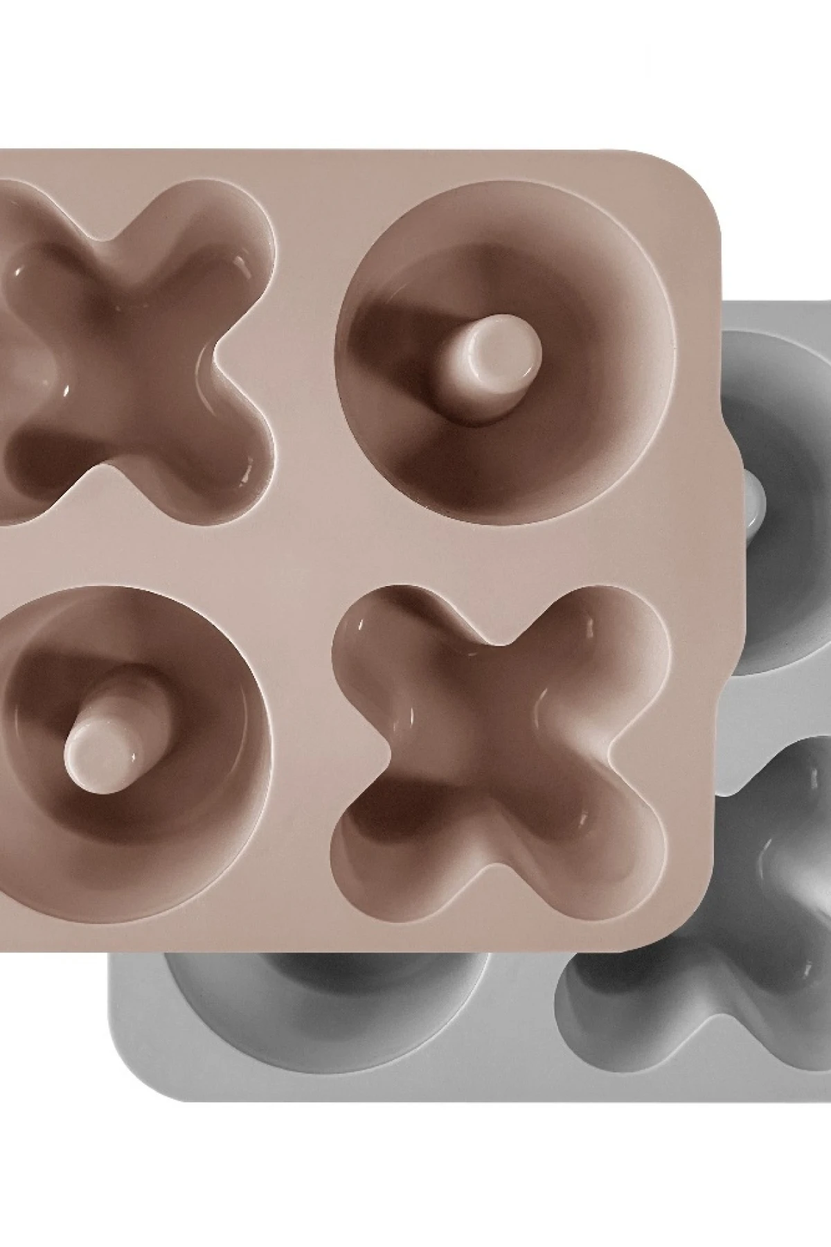 Oioi Xoxo Silikon Kek Kalıbı Bubble Beige / Powder Grey