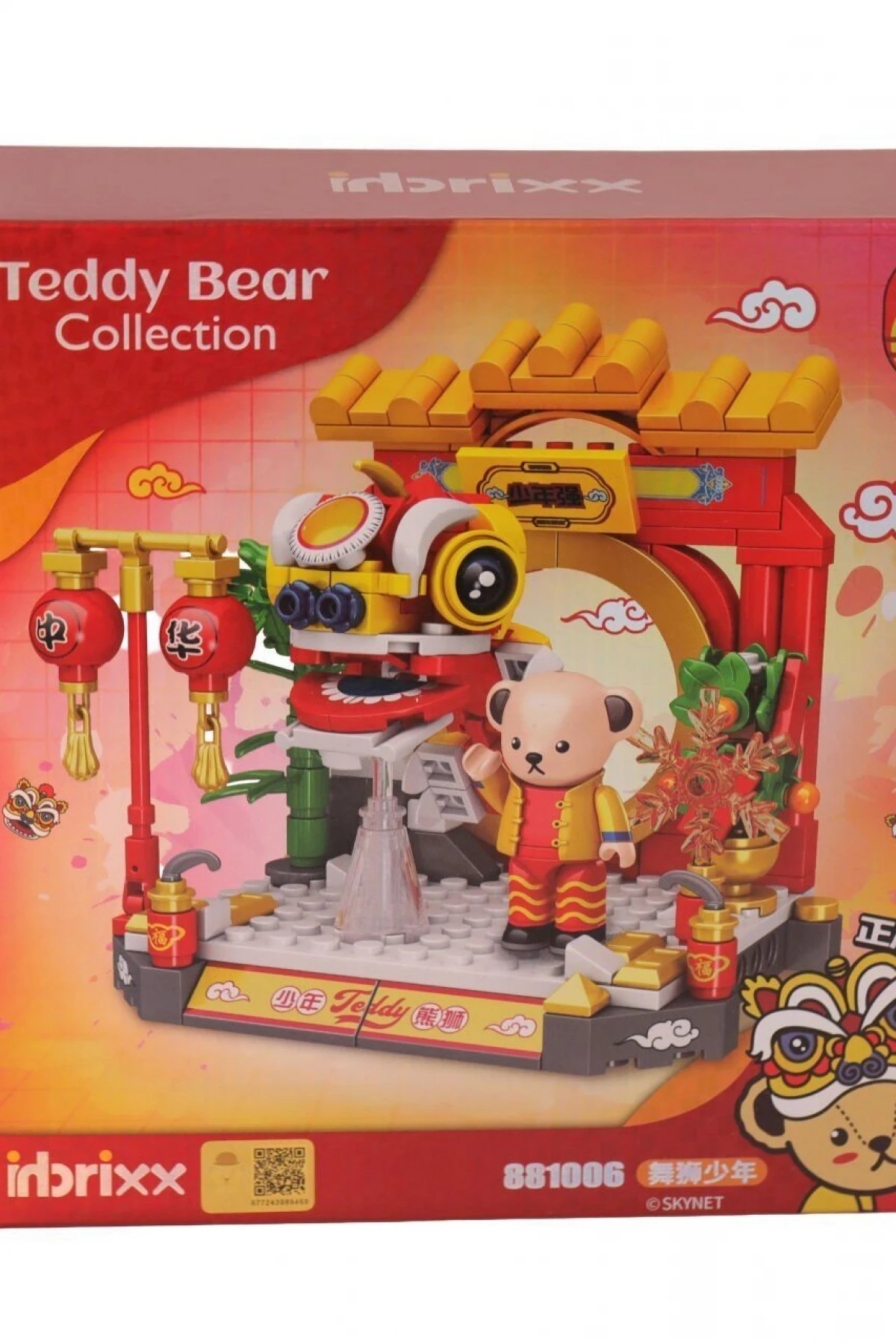 P881006 PANLOS ÇİN EJDERHASI İLE TEDDY 254 PARÇA BLOCK OYUNCAK