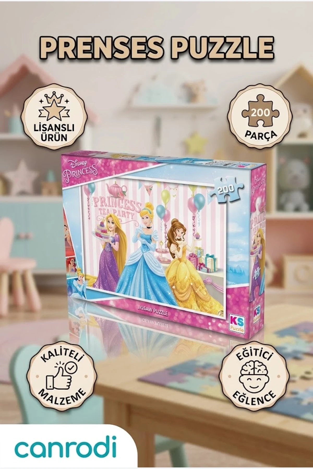PR 113 KS, Prenses Puzzle 200 Parça Puzzle
