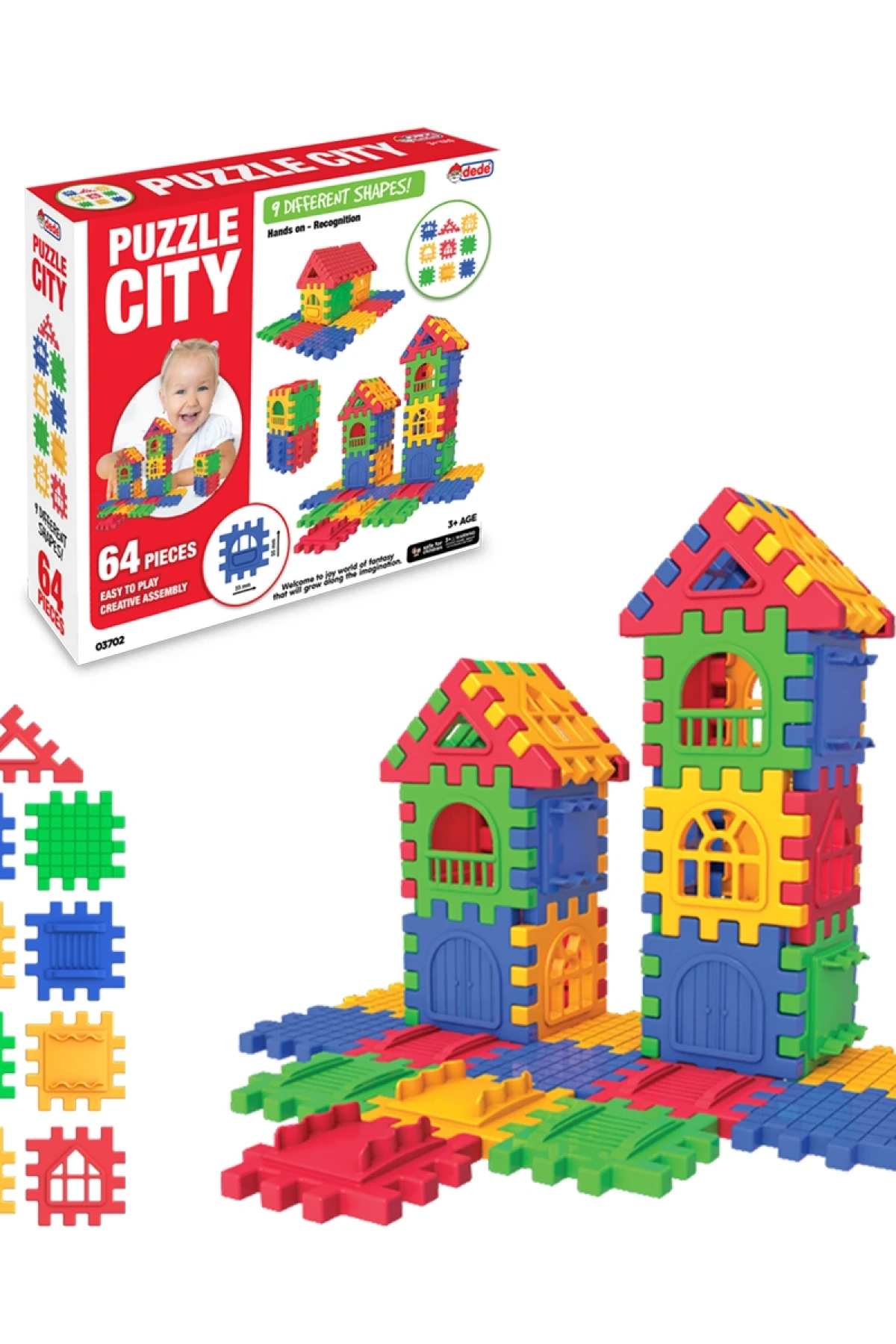 Puzzle City 64 Parça