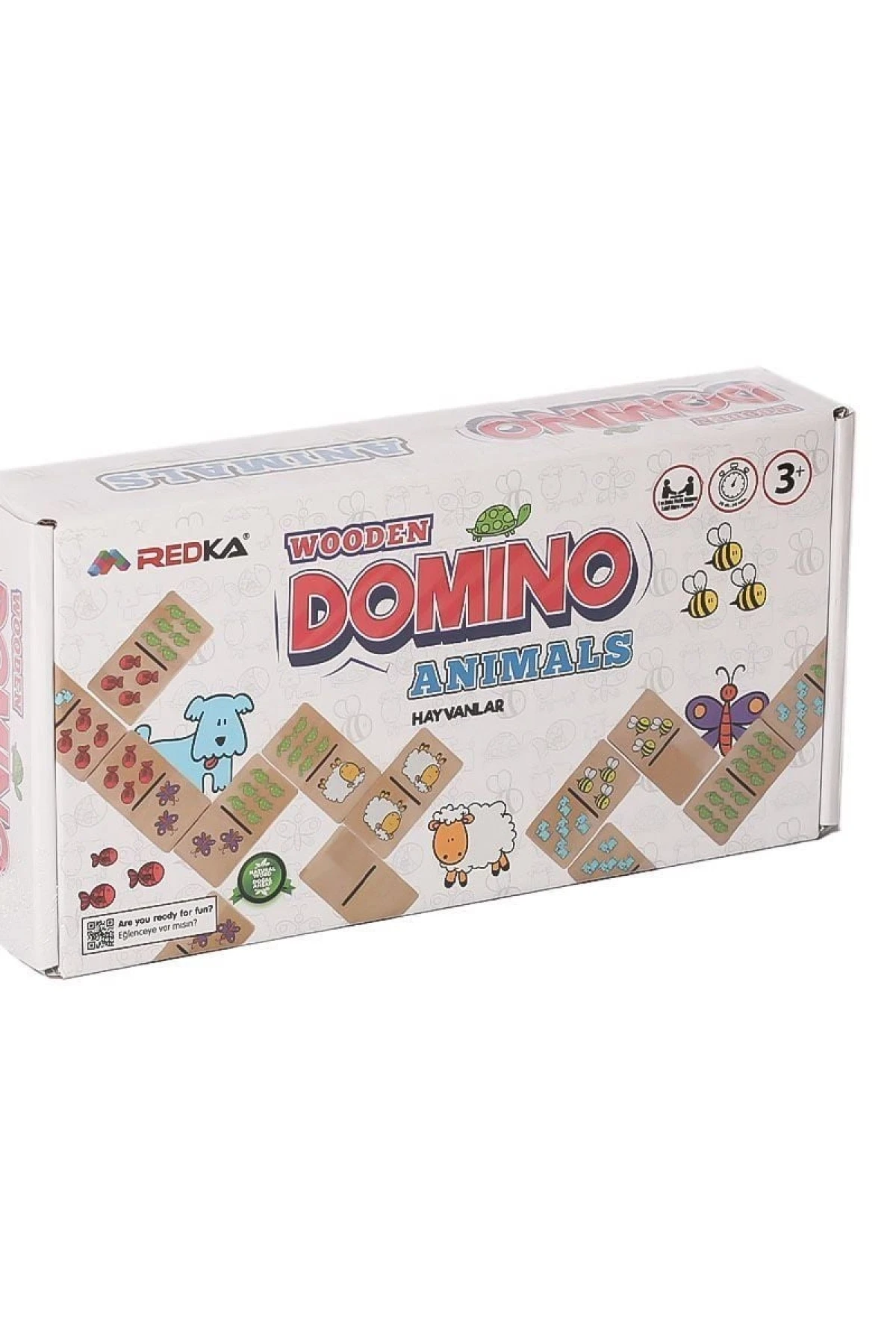 RD5648 Ahşap Domino Animals -Redka