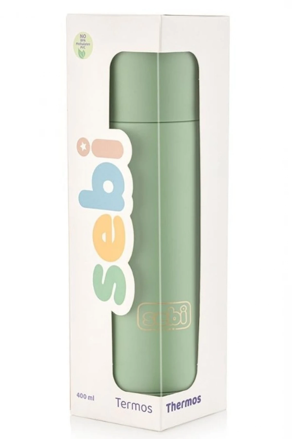 Sebi Bebe Prime Çelik Termos 400 Ml Yeşil
