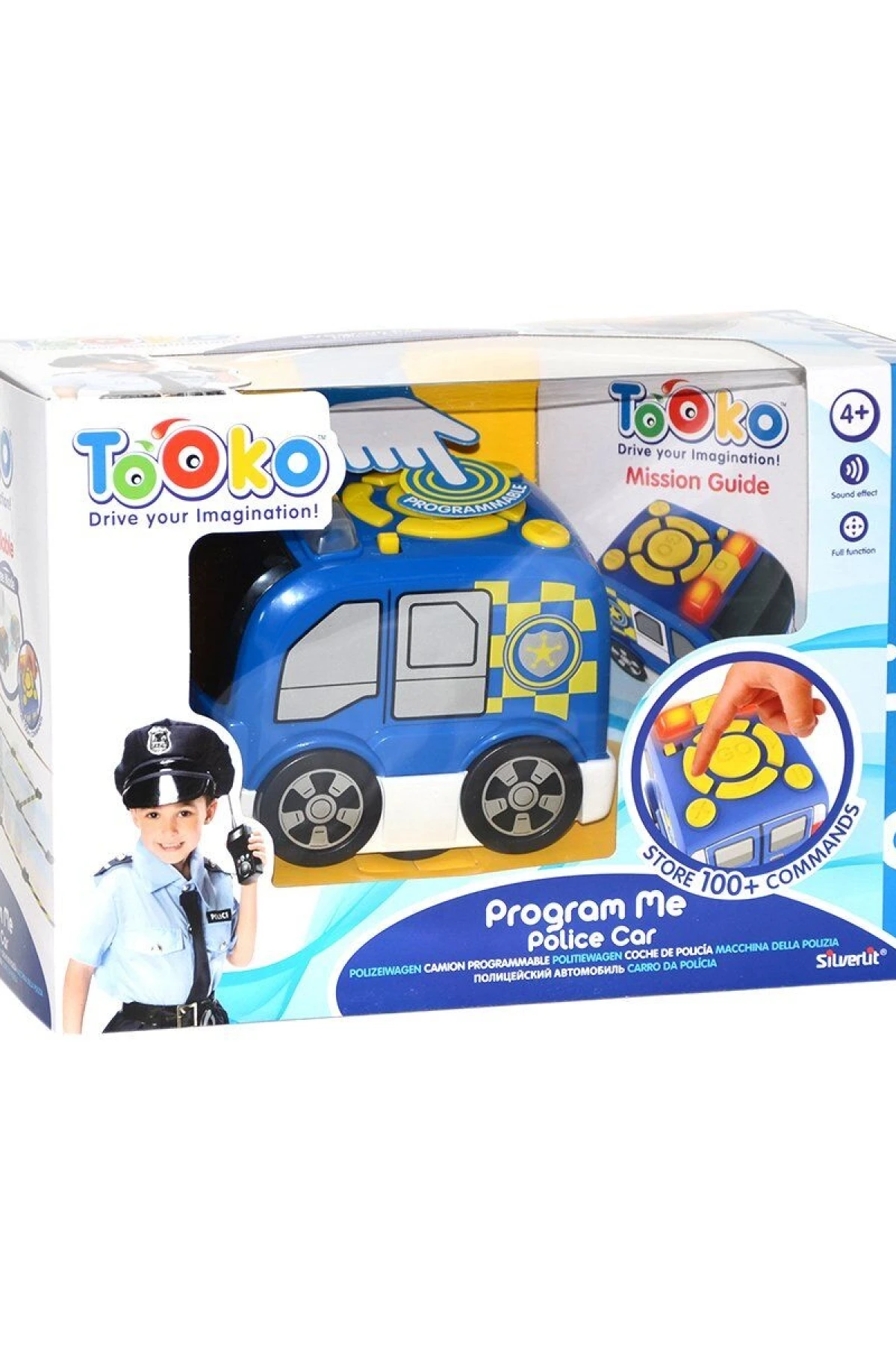 SIL/81471 Silverlit Tooko Programlanabilen Polis Aracı Oyun Seti