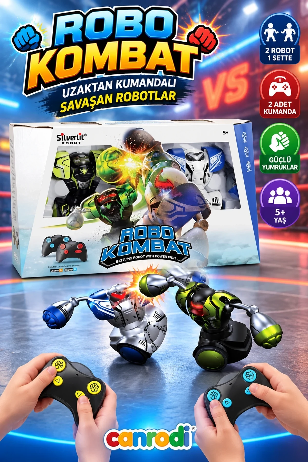 SIL/88052 Robo Combat İkili Set