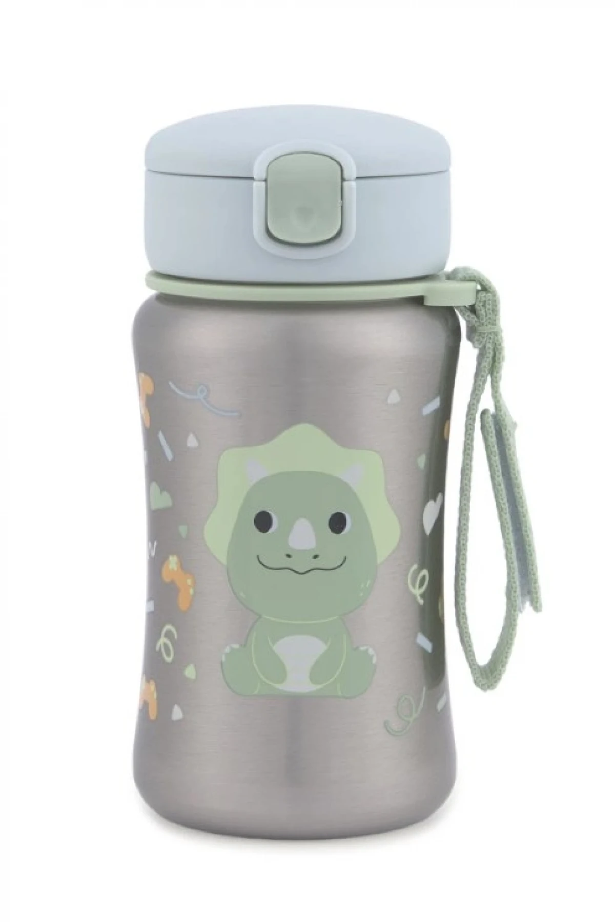 Skip Hop Besties Squad Paslanmaz Çelik Pipetli Suluk Dinazor