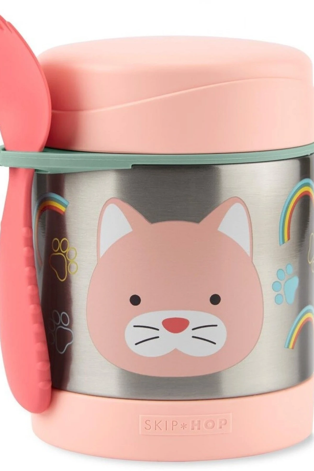 Skip Hop Zoo Paslanmaz Çelik Termos 325 Ml Kedi