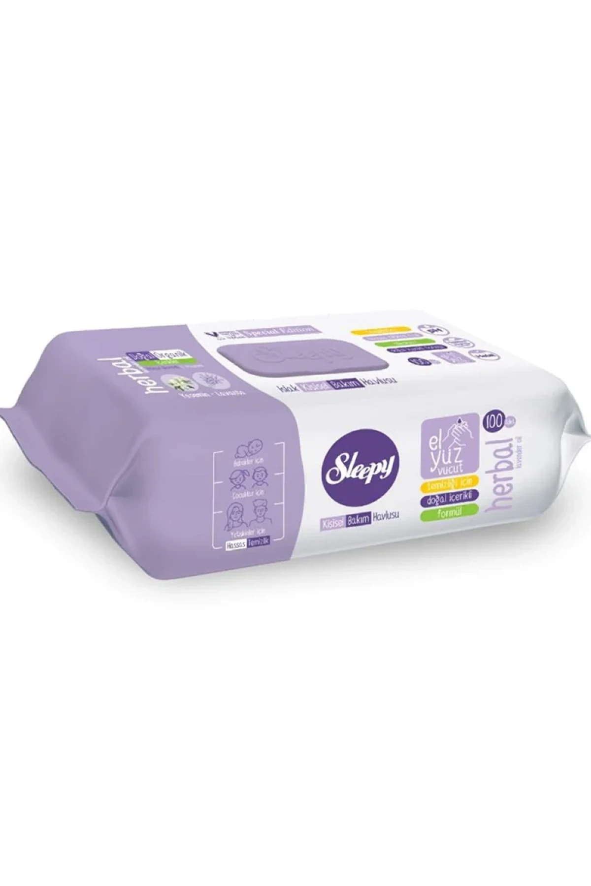 Sleepy Kişisel Bakım Havlusu 100lü Herbal